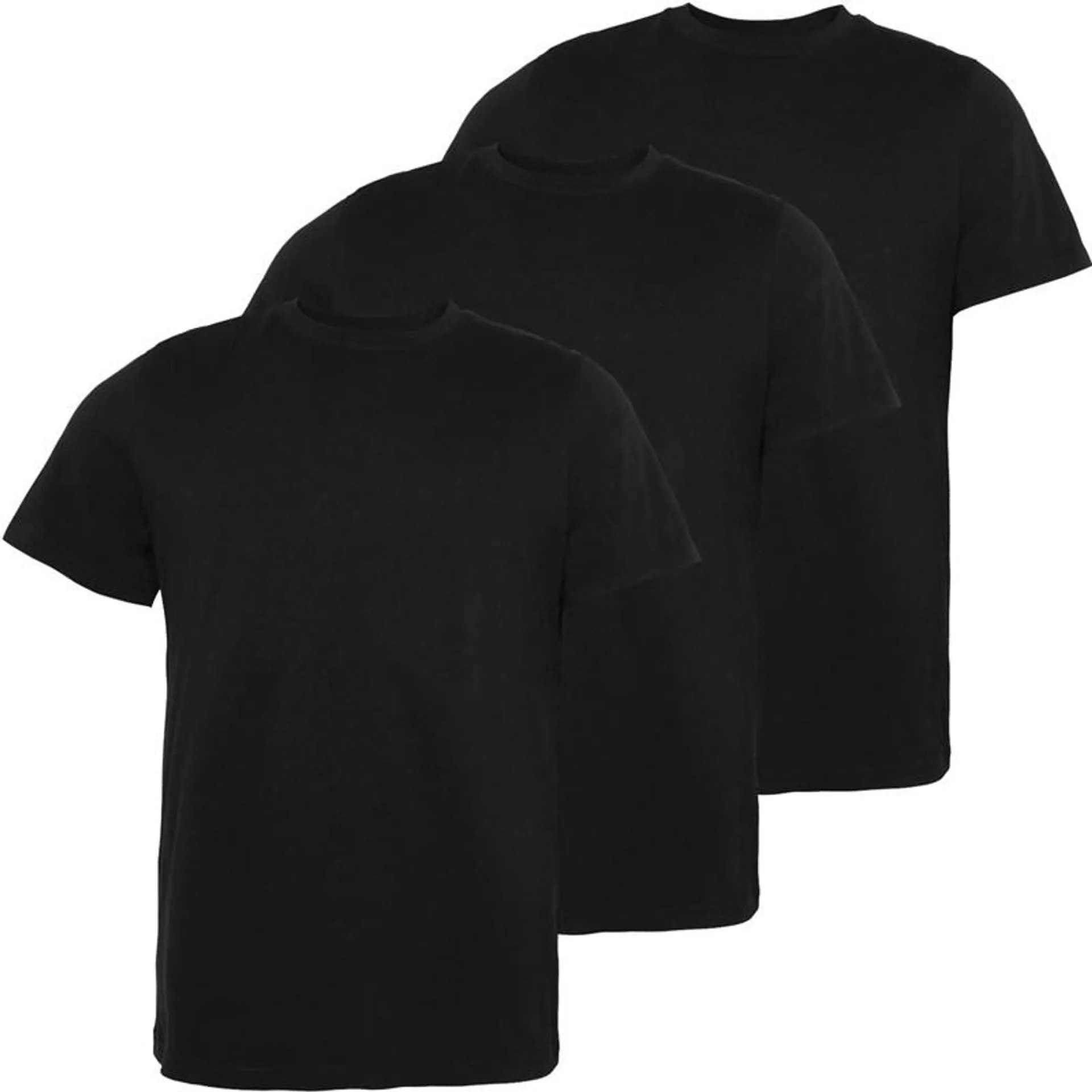 Kangaroo Poo Mens Three Pack T-Shirts Black
