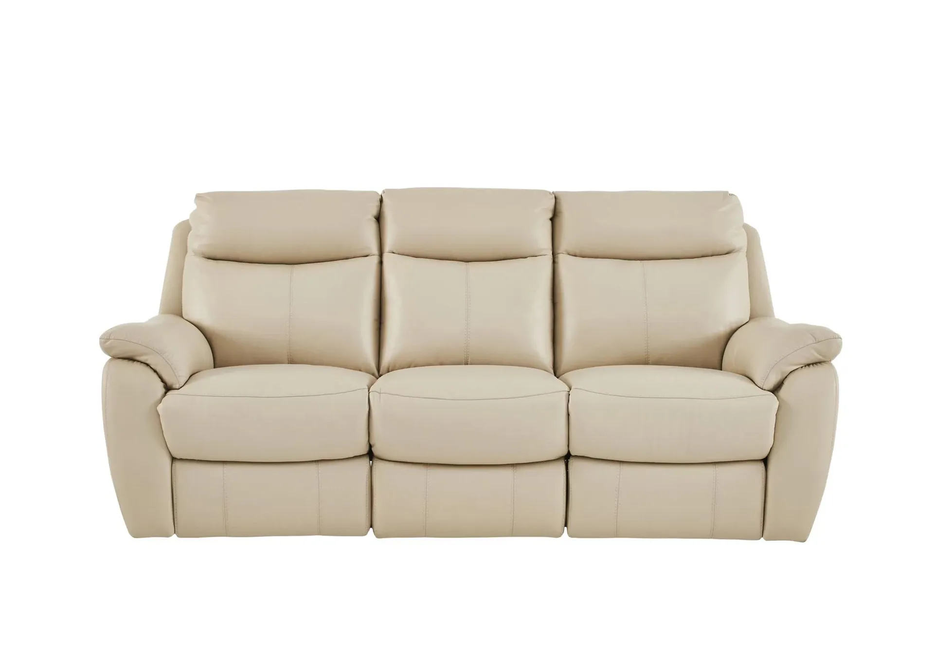 Snug 3 Seater Leather Power Recliner Sofa