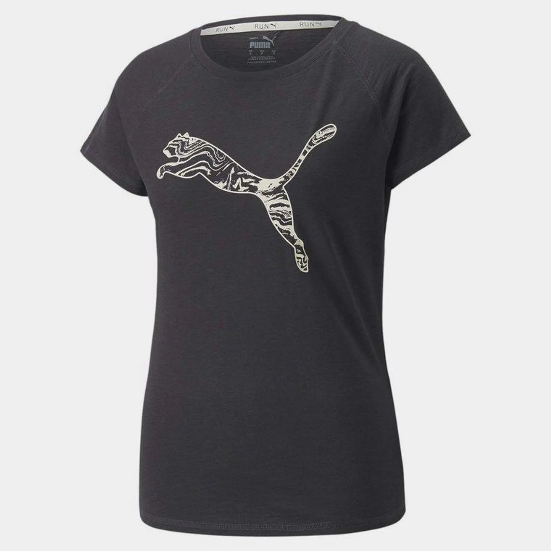 Puma Cat Logo Ladies Running T-Shirt