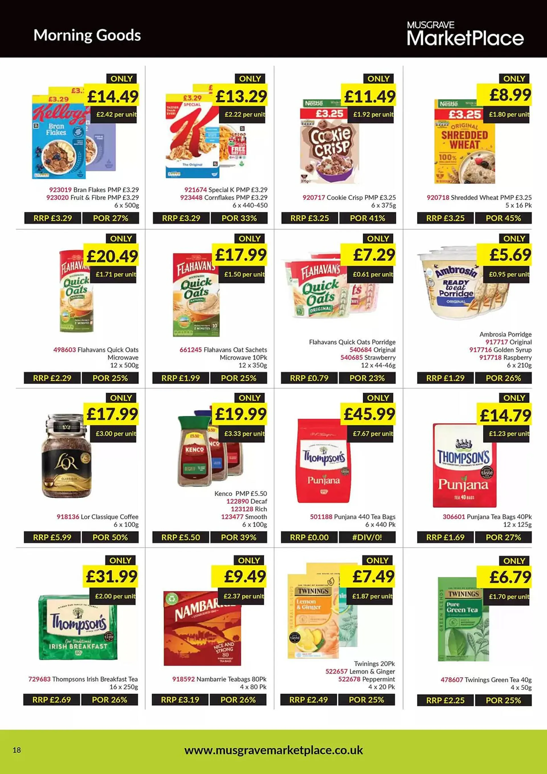 Musgrave MarketPlace leaflet from 6 January to 26 January 2025 - Catalogue Page 18