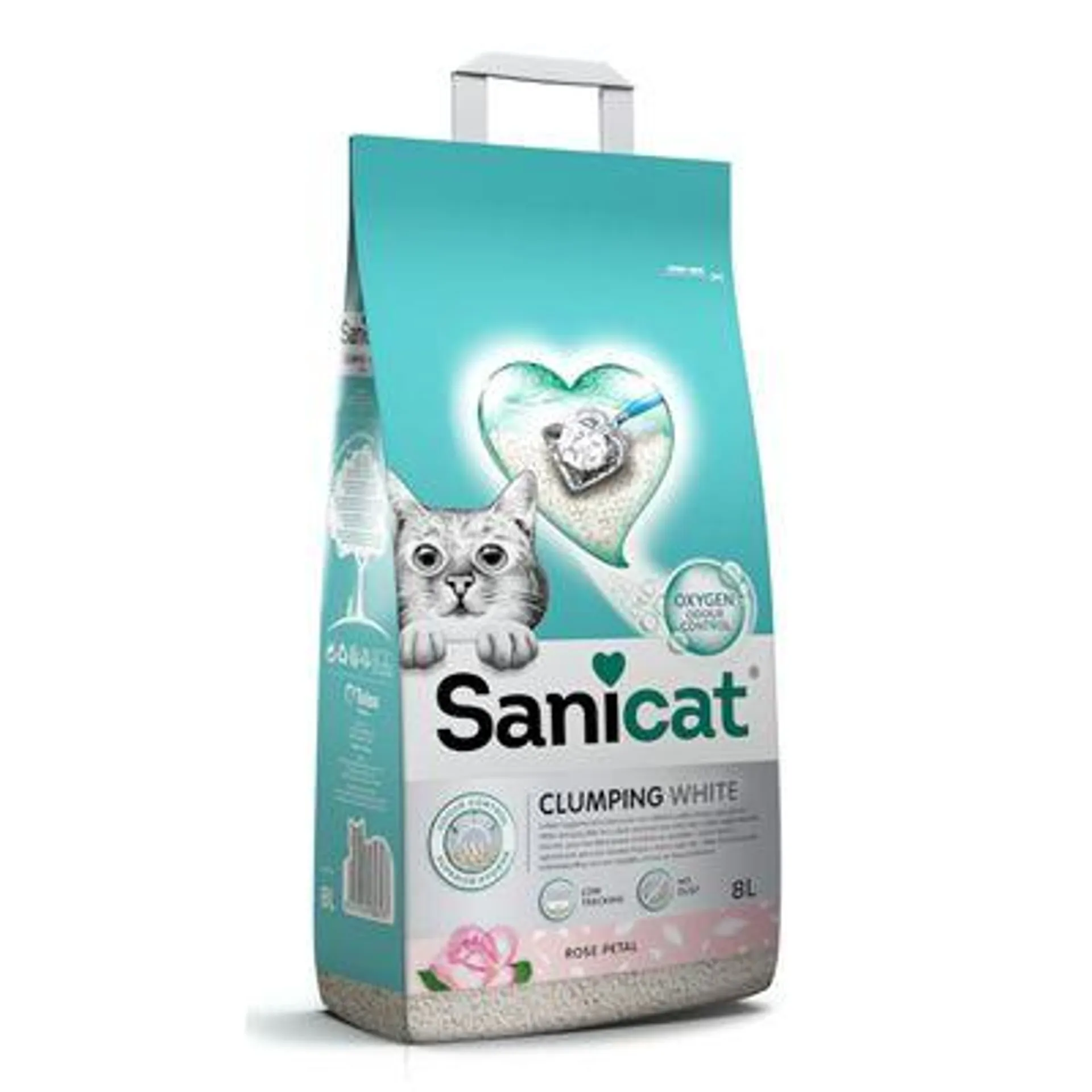 2 x 8l Sanicat Clumping Cat Litter - 20% Off! *