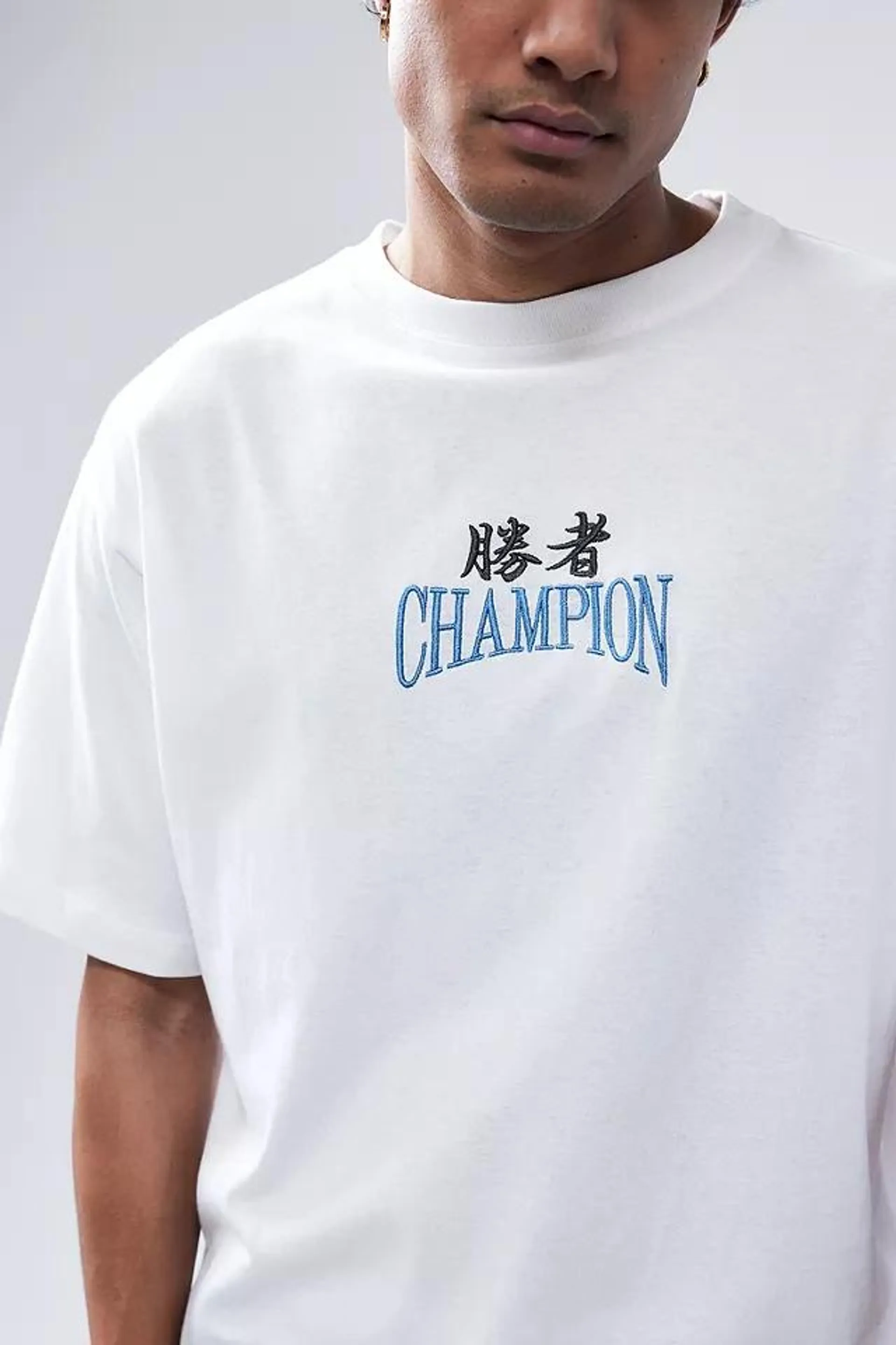 Champion UO Exclusive White Japanese T-Shirt