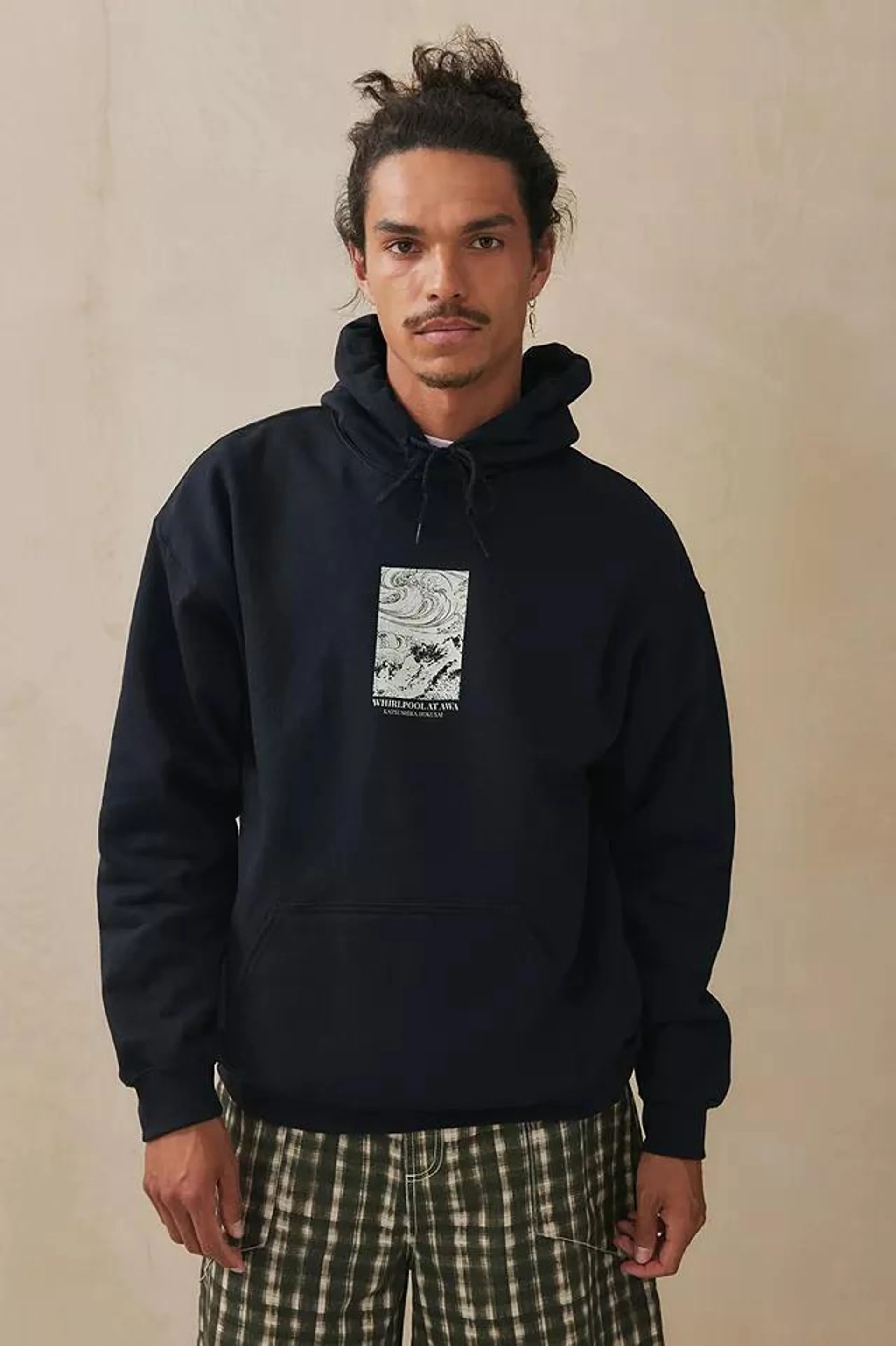 UO - Sweat à capuche Hokusai Whirlpool