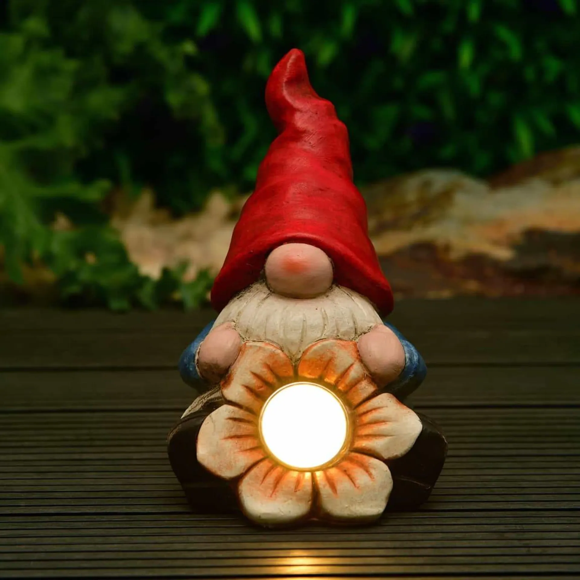 Solar Gonk with Flower - Red Hat