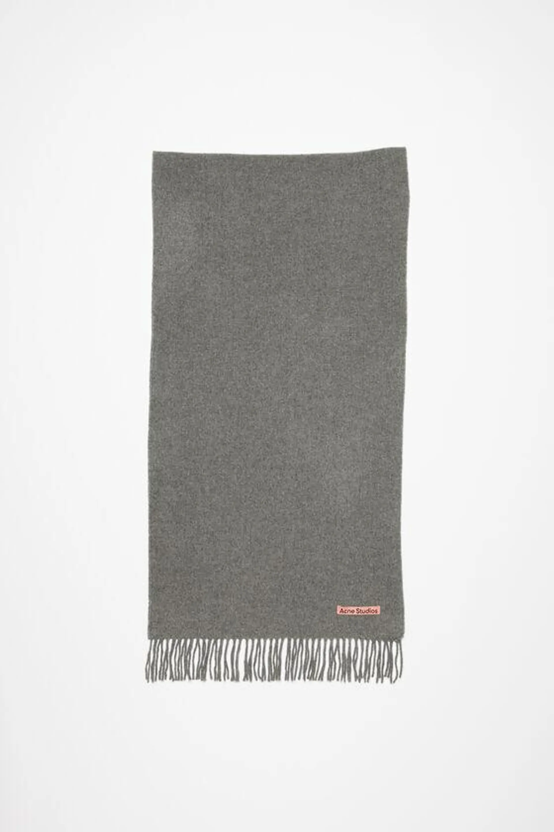 Fringe wool scarf – Narrow