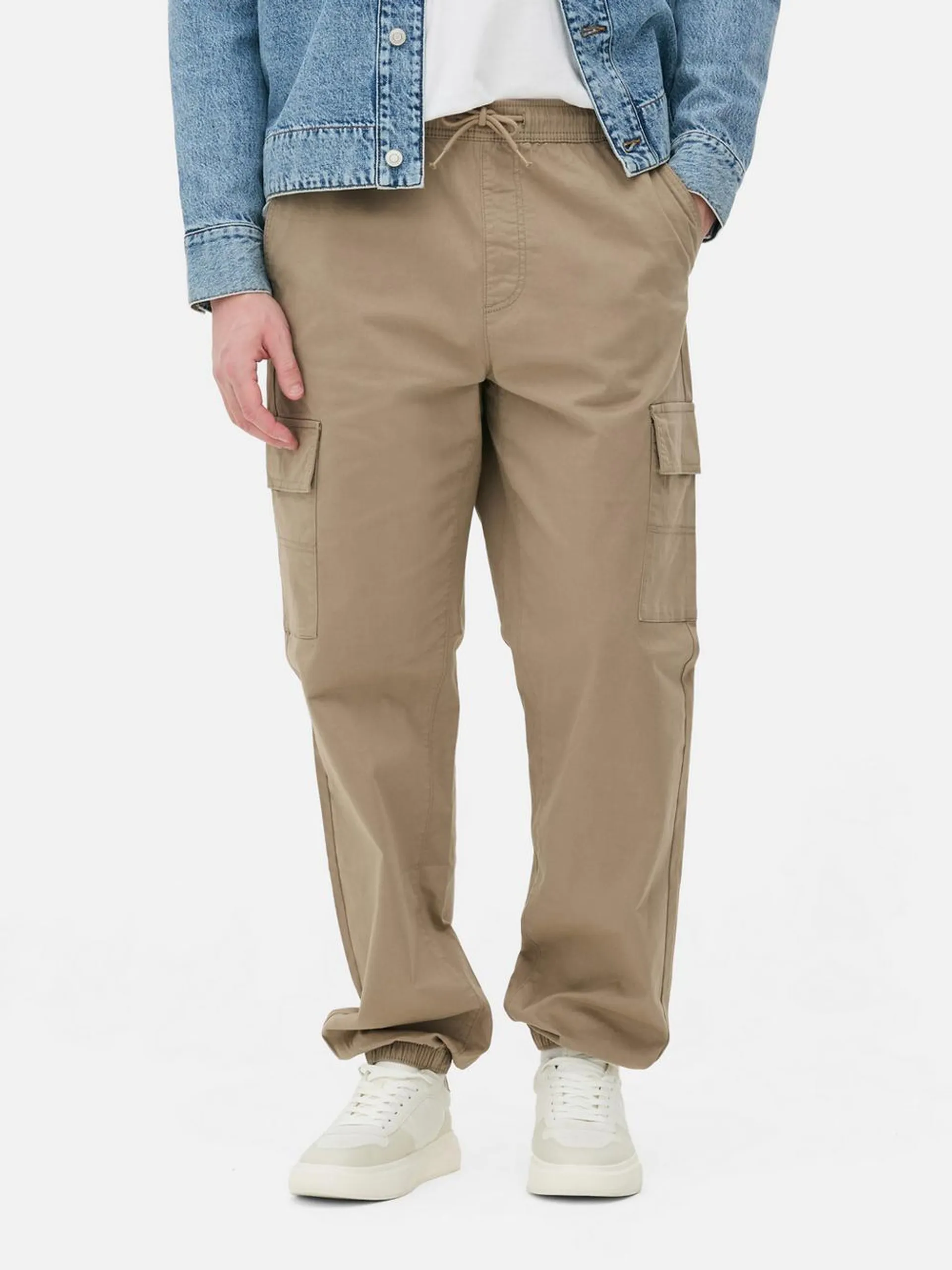 Cuffed Cargo Trousers