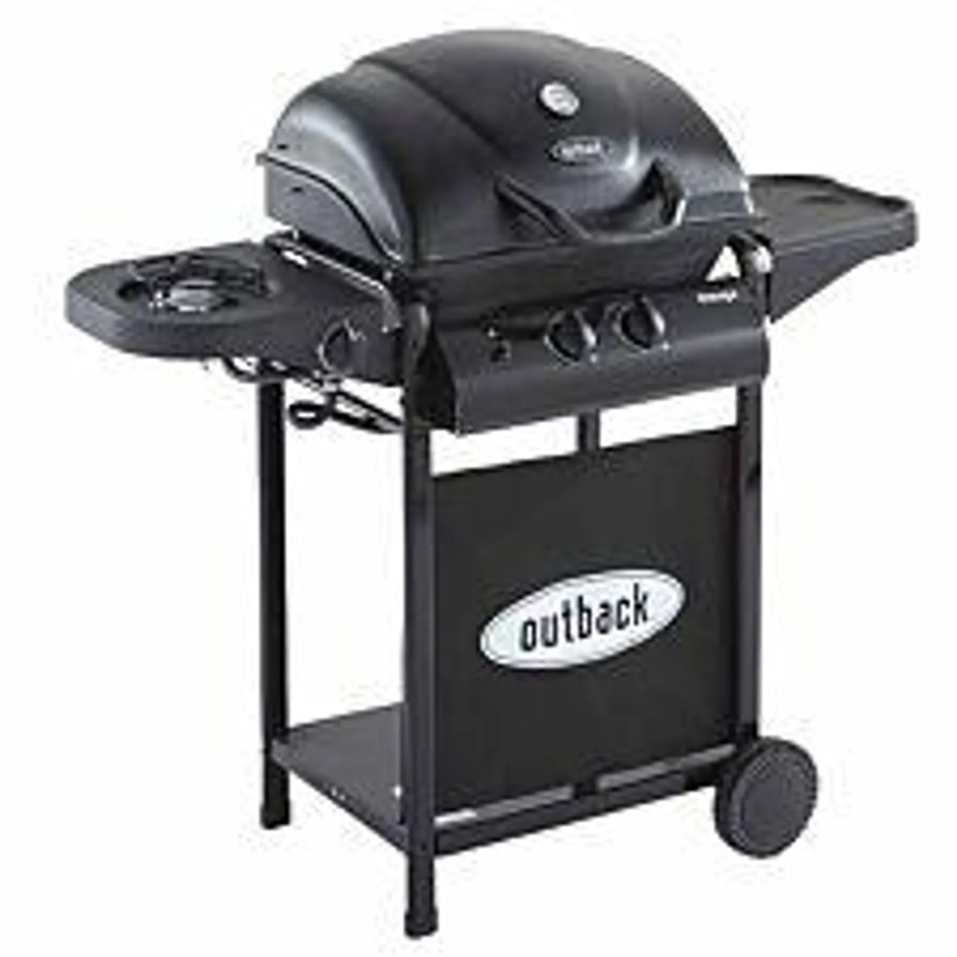 Outback Omega 250 2-Burner Gas BBQ - Black