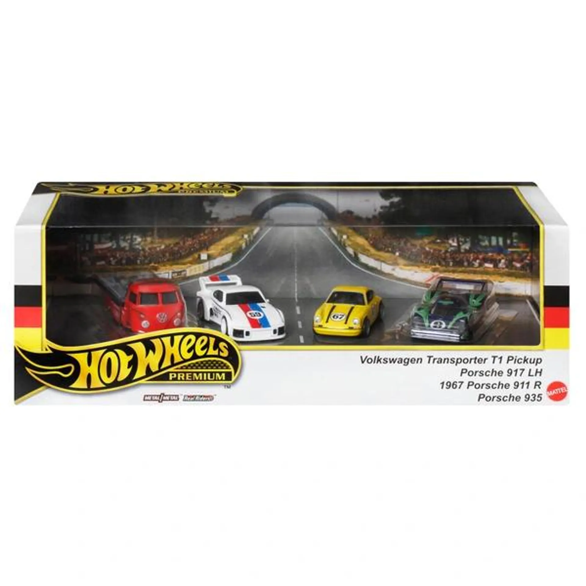 Hot Wheels Premium Porsche Collector Display 4 Pack