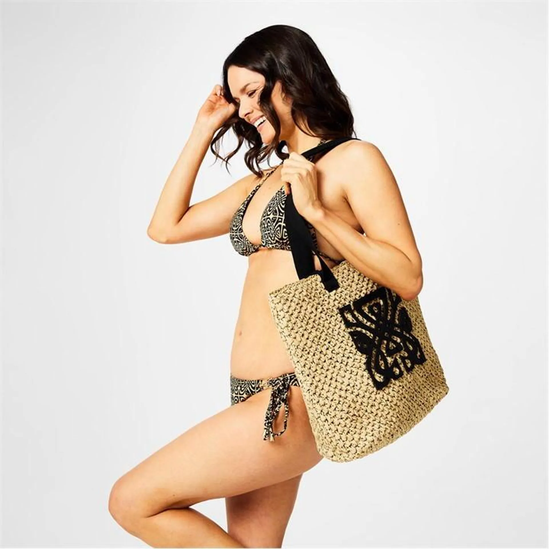 Biba Logo Beach Bag