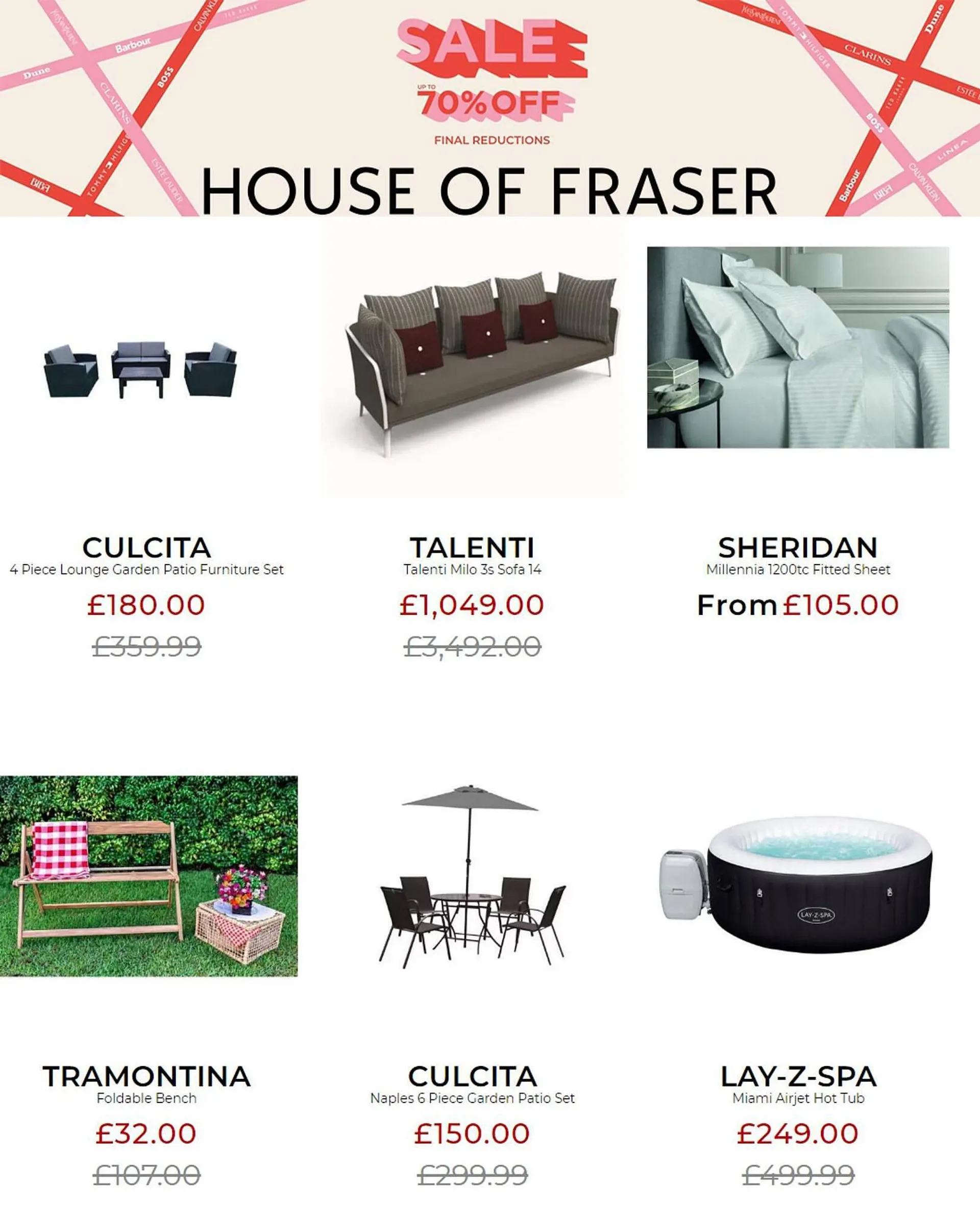 House of Fraser leaflet - 1