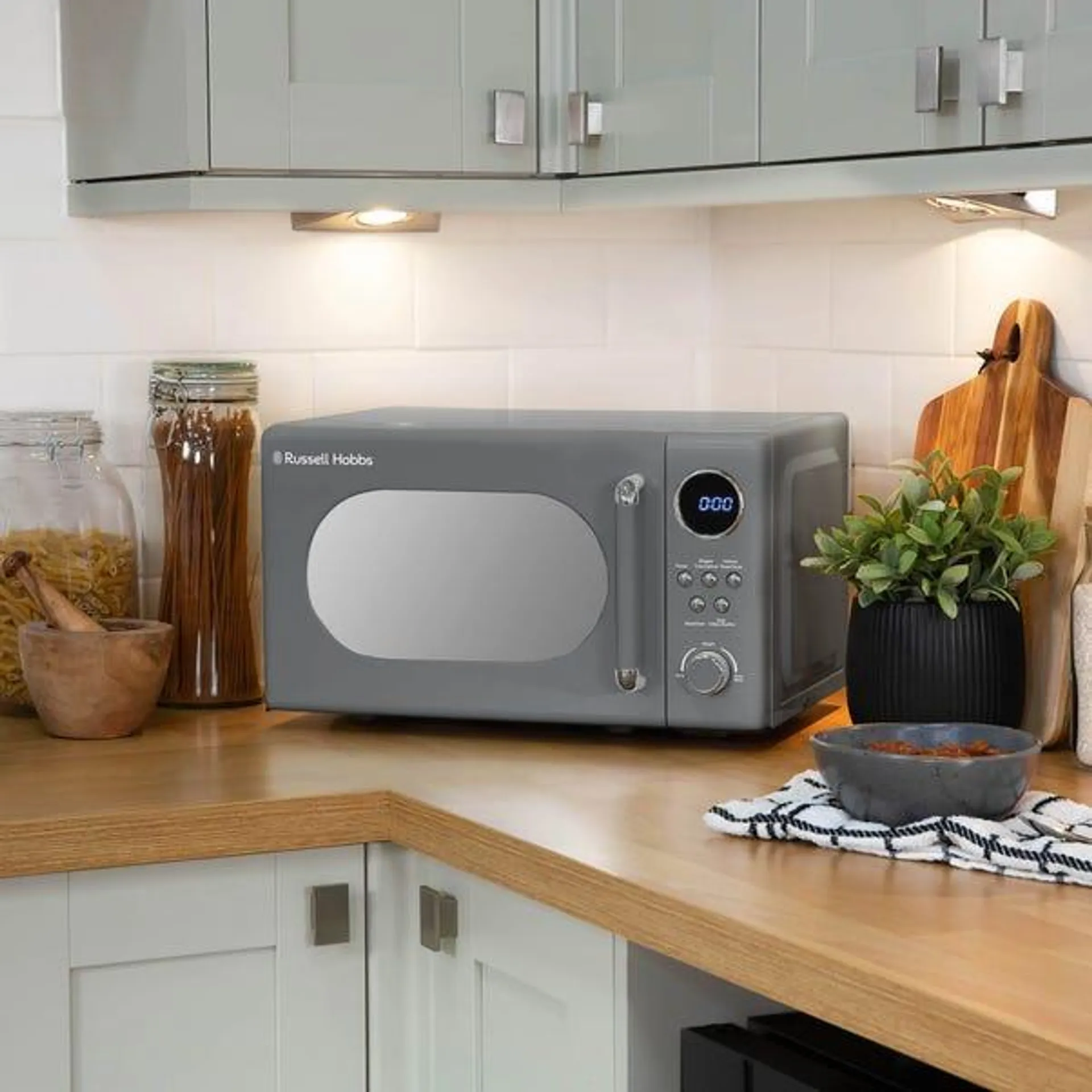 Russell Hobbs Retro Solo 20L Digital Microwave