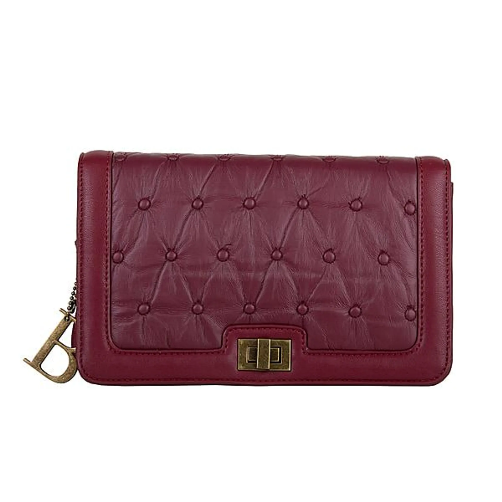 Bulaggi Collection Chester Crossbody Bag - Burgundy