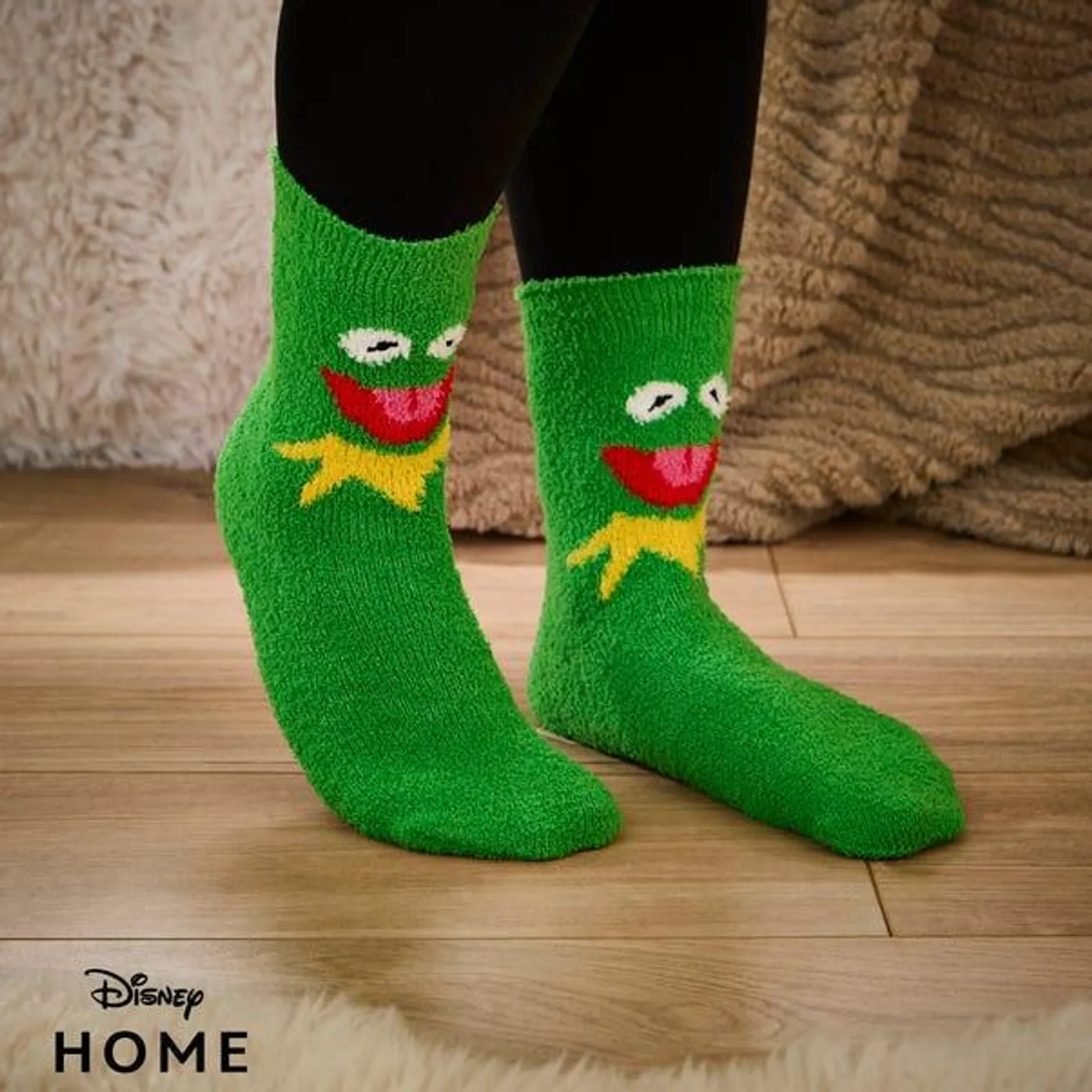 Disney Muppets Kermit Cosy Socks