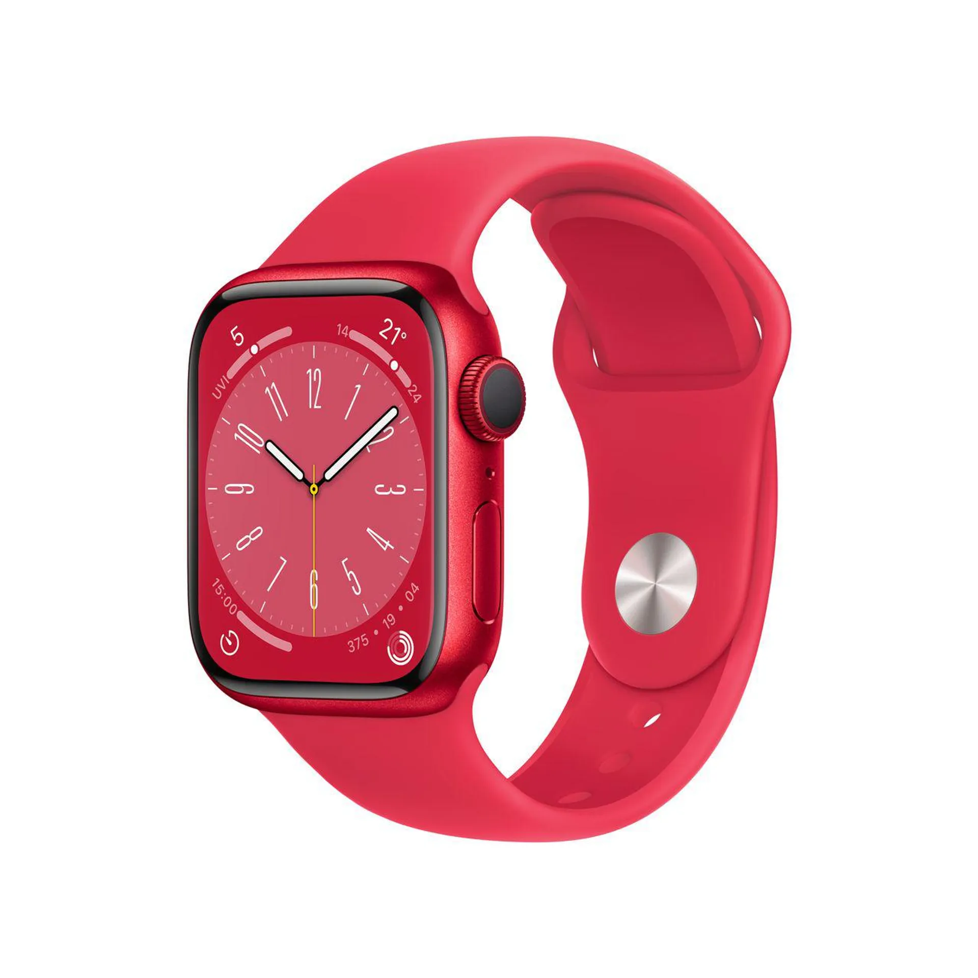 Apple Watch Series 8, 41mm, GPS [2022] - (PRODUCT)RED Aluminium Case with (PRODUCT)RED Sport Band - Regular