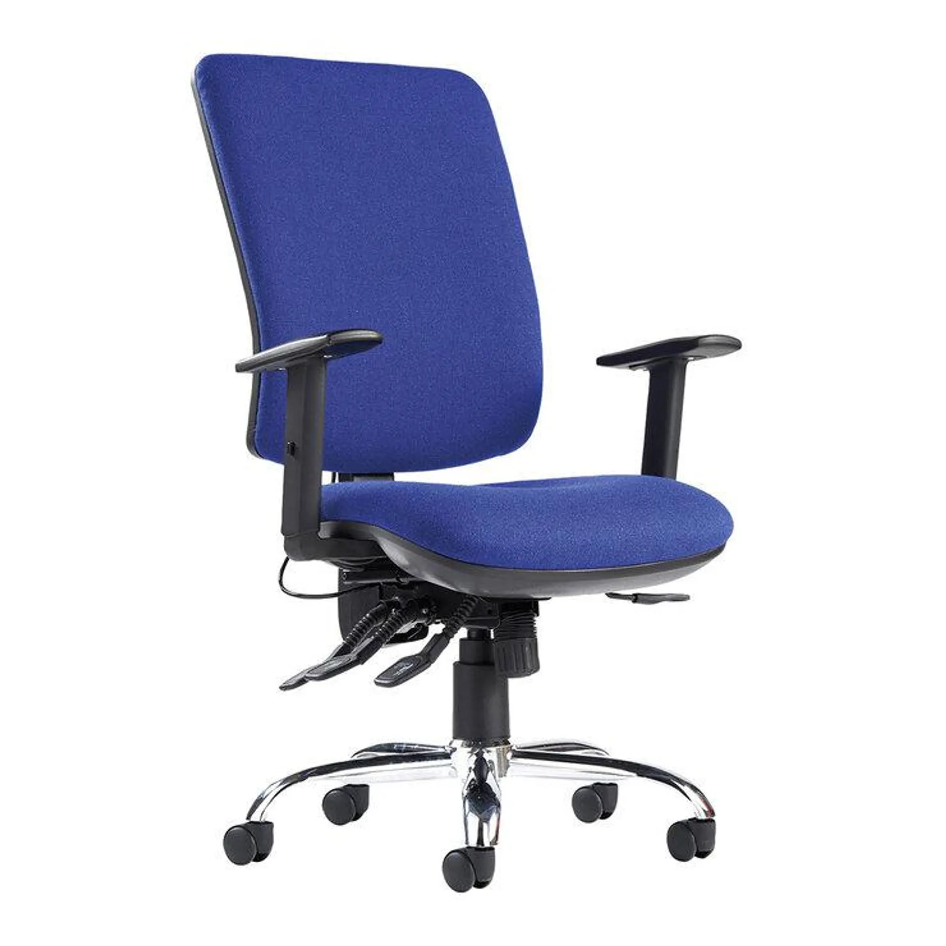 Senza Ergonomic Asynchro Task Chair in Blue