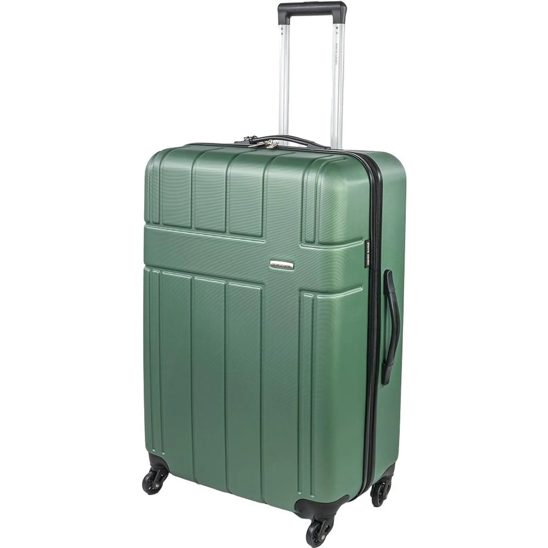 Pierre Cardin Large Green Lightweight Trolley Suitcase