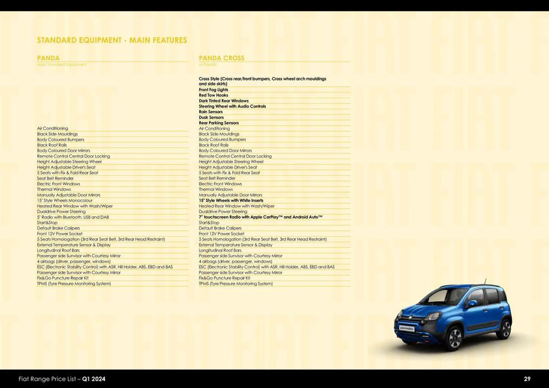 Fiat Range Price List 2024 - 29