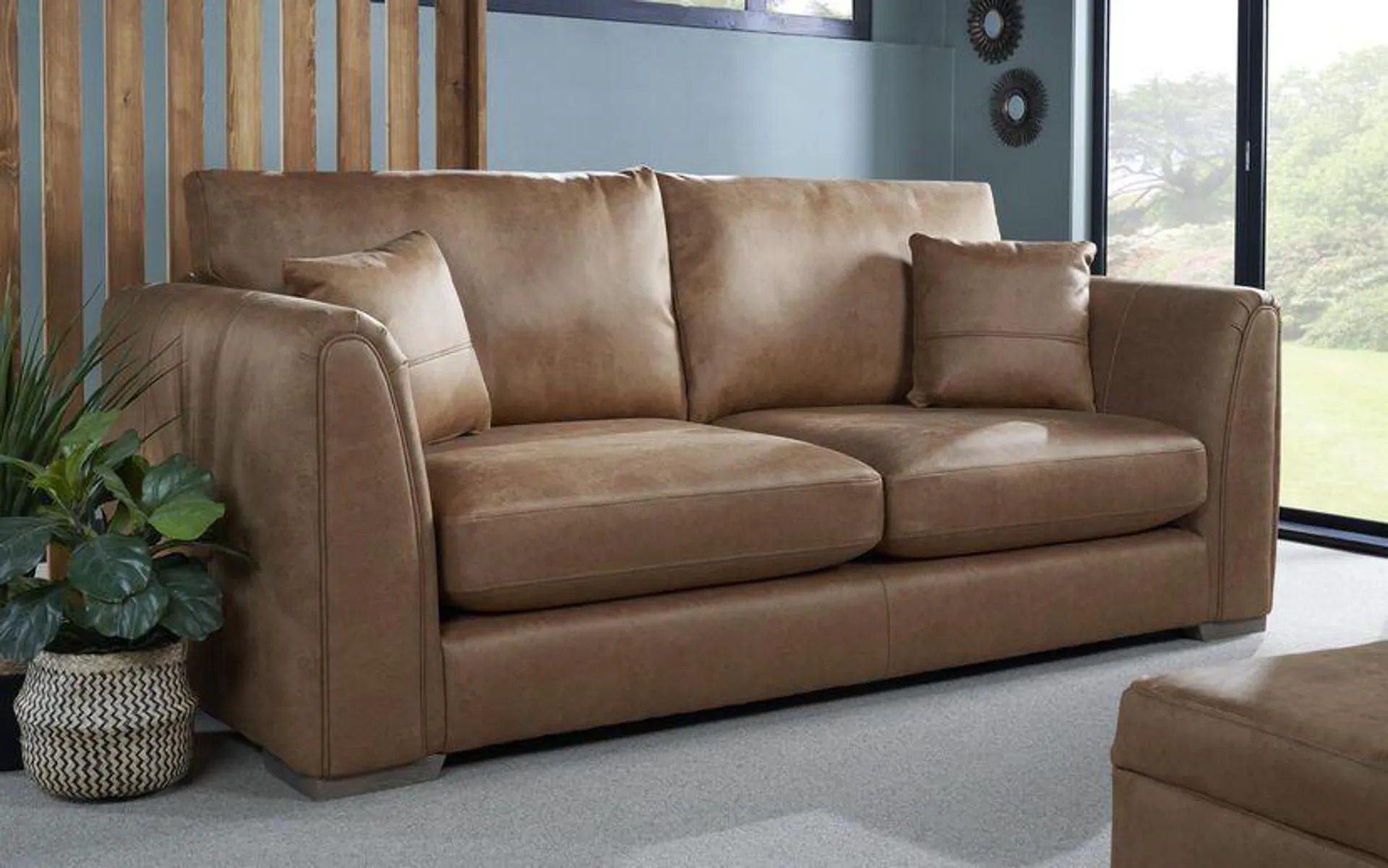 Endurance Xavier Faux Leather 3 Seater Sofa