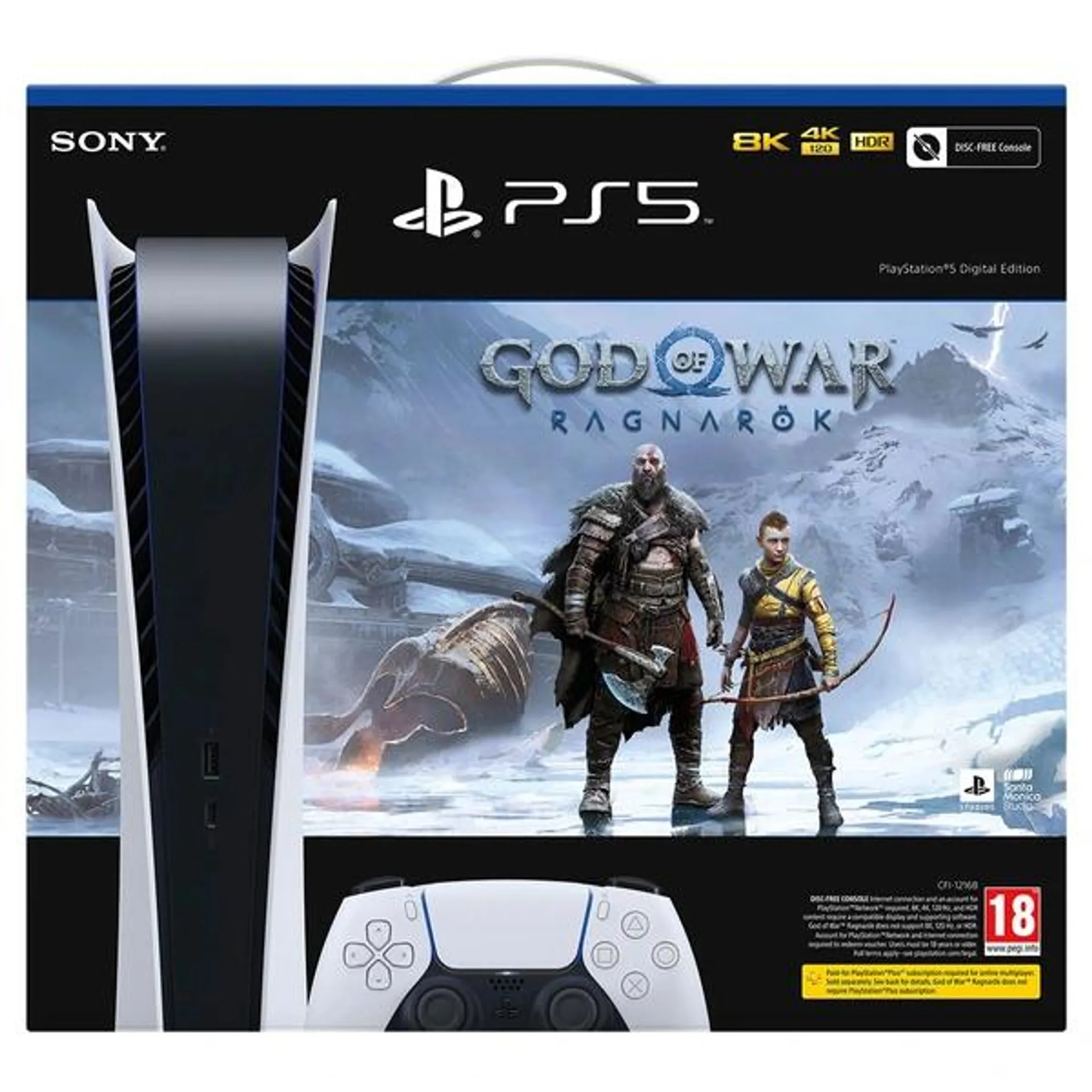 PlayStation 5 Digital Edition – God of War Ragnarök Bundle