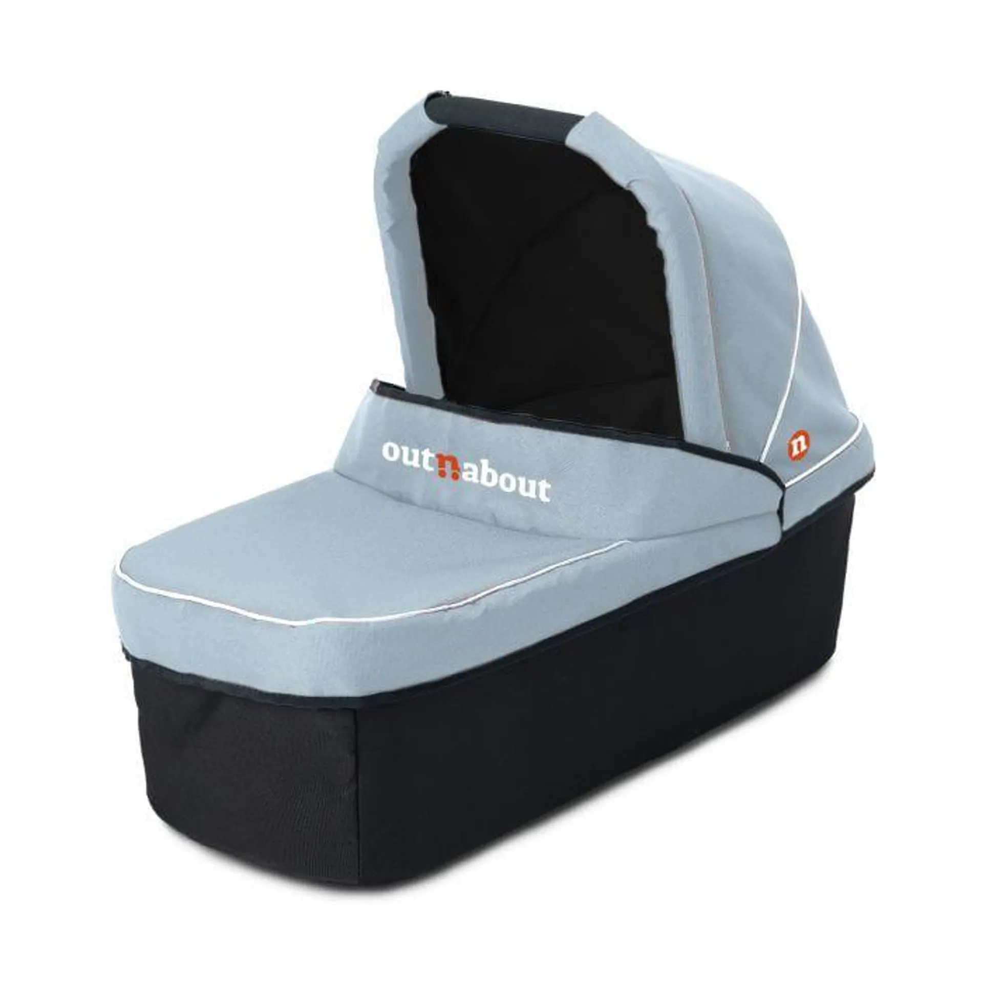 Out n About Nipper Single Carrycot In Rocksalt Grey
