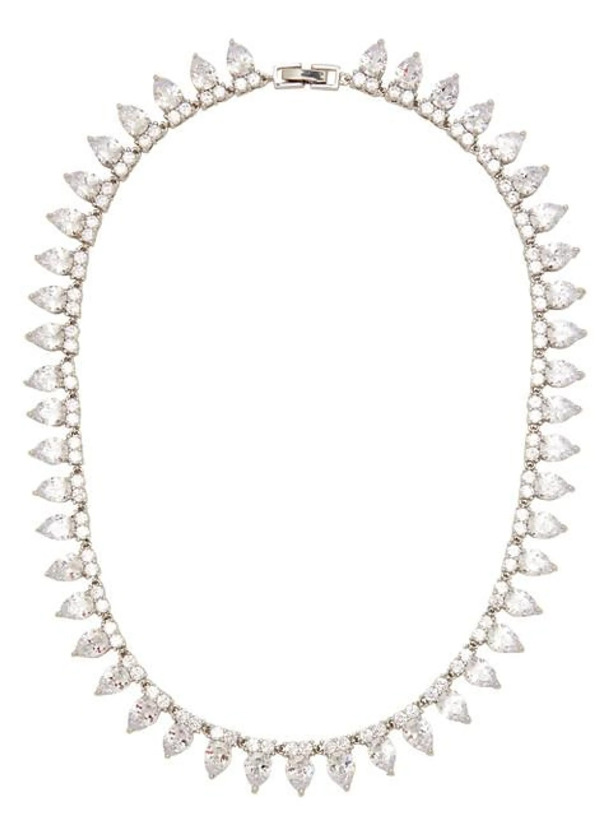 Monarch Heart Rivière embellished necklace