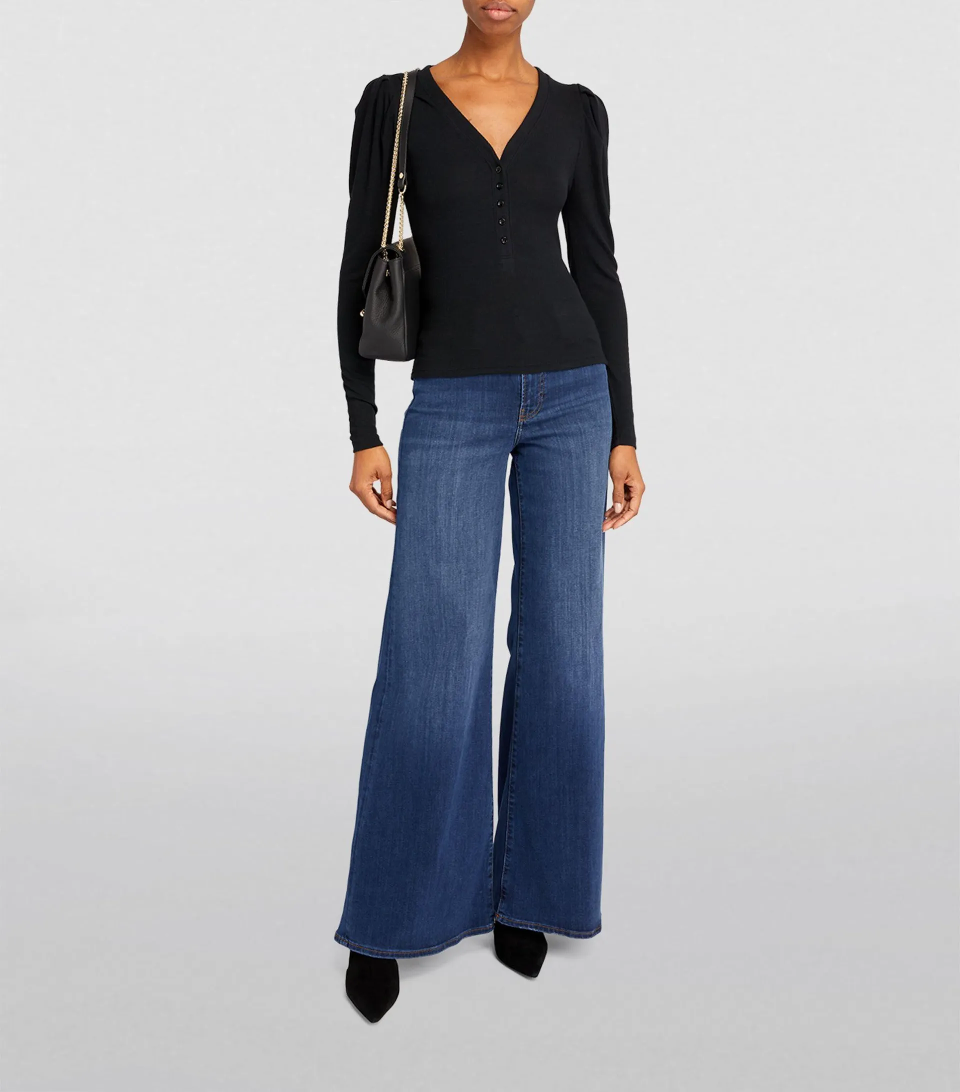 Le Palazzo Wide-Leg Jeans