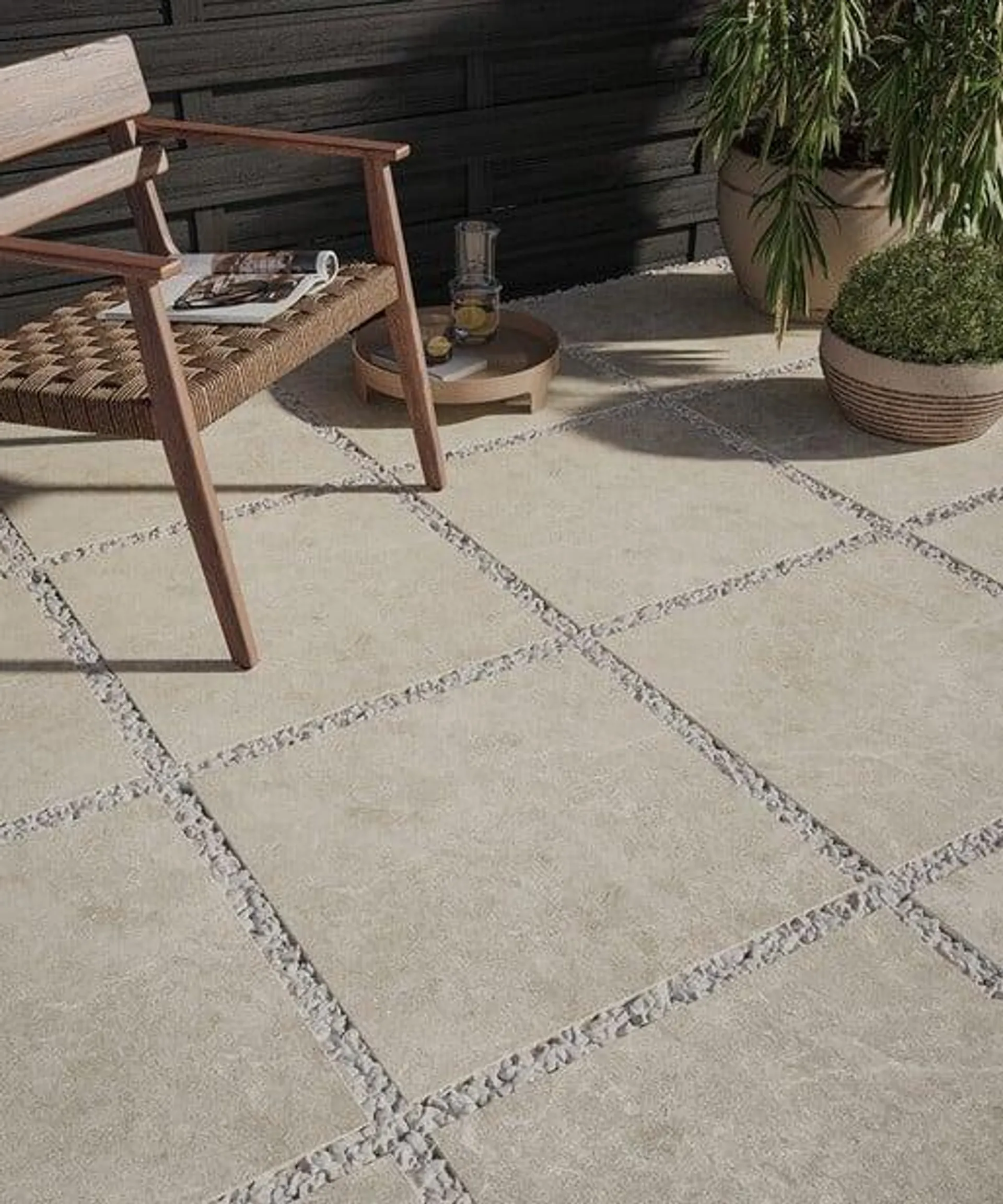 Valletta Beige Outdoor Tile (60cm x 60cm)