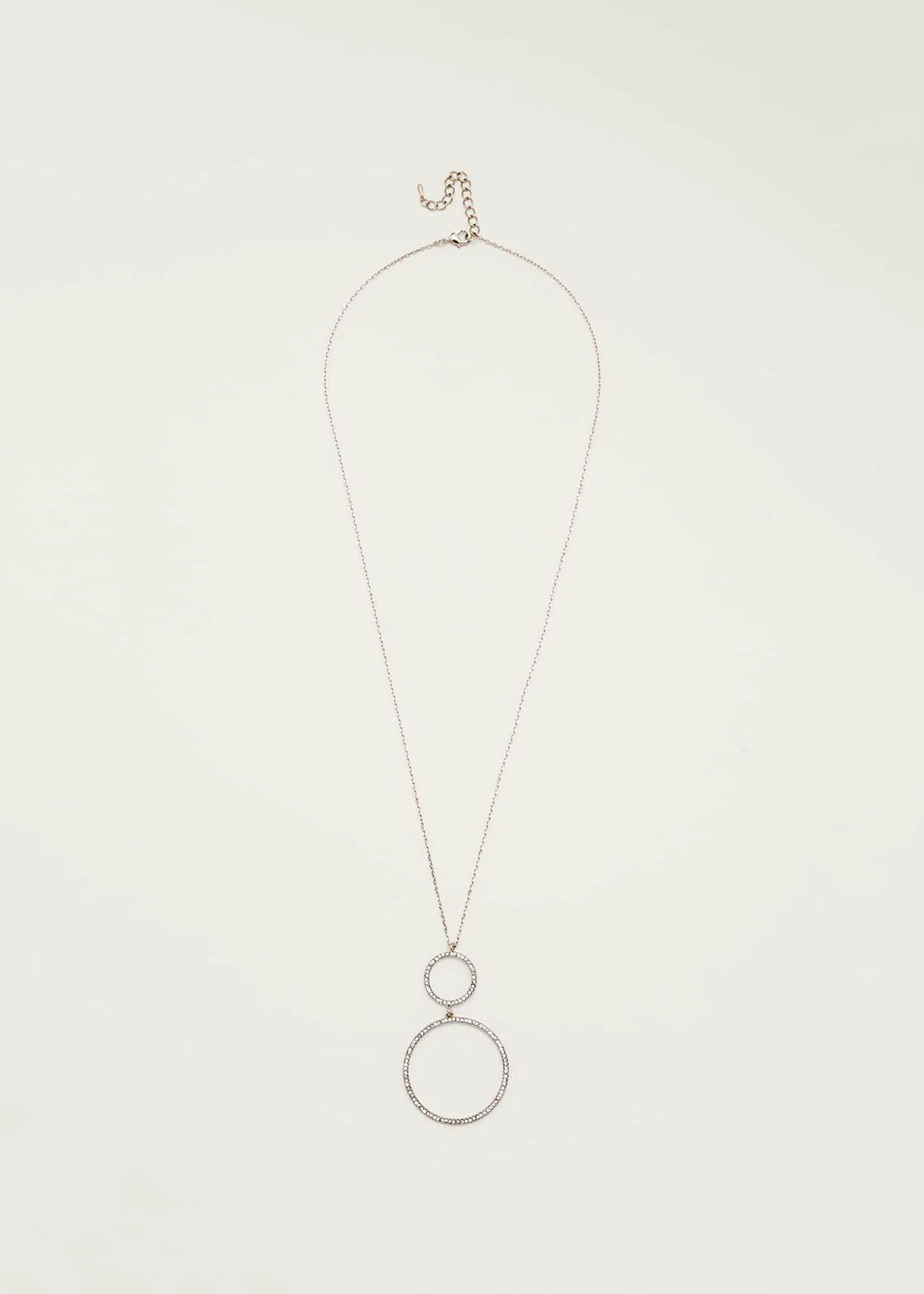 Embellished Hoop Necklace