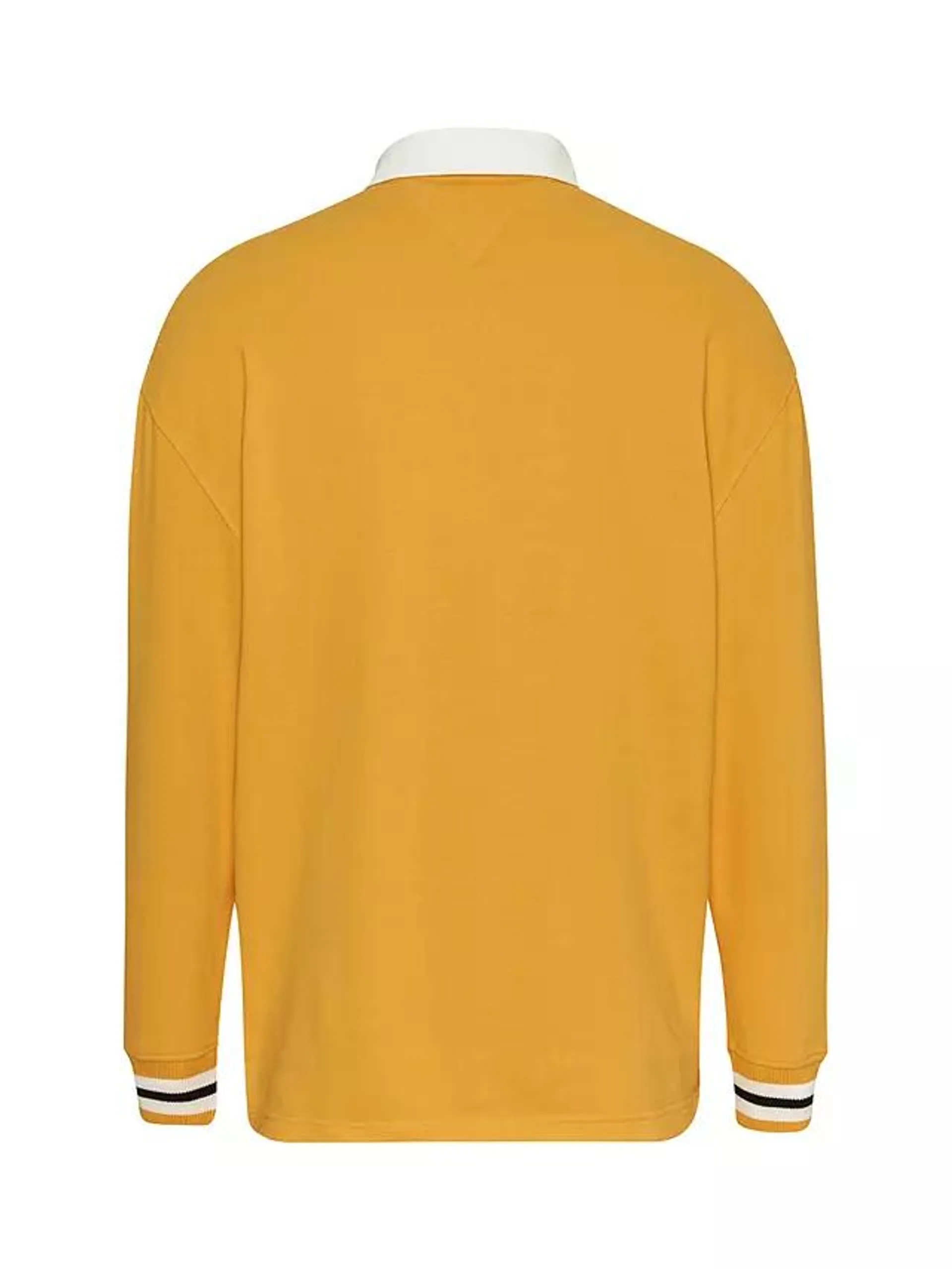 Tommy Hilfiger Block Logo Rugby Shirt, Warm Yellow