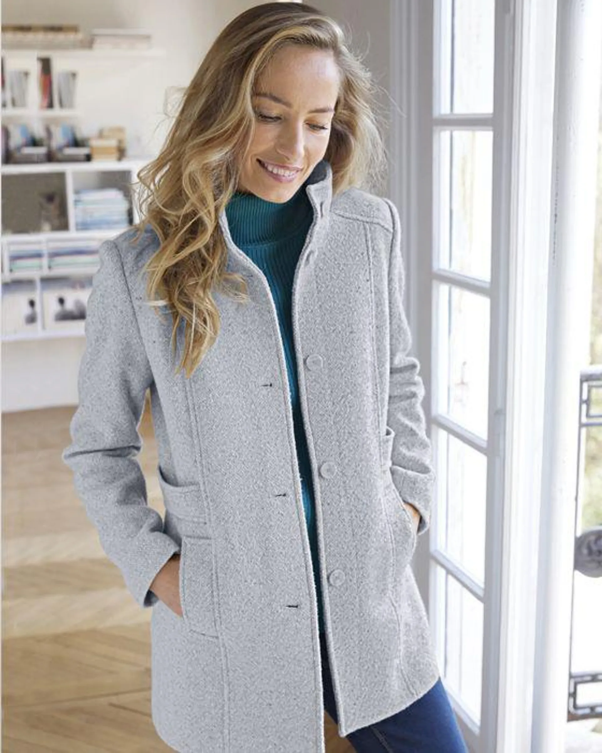 Thermal Wool Rich Recycled Coat