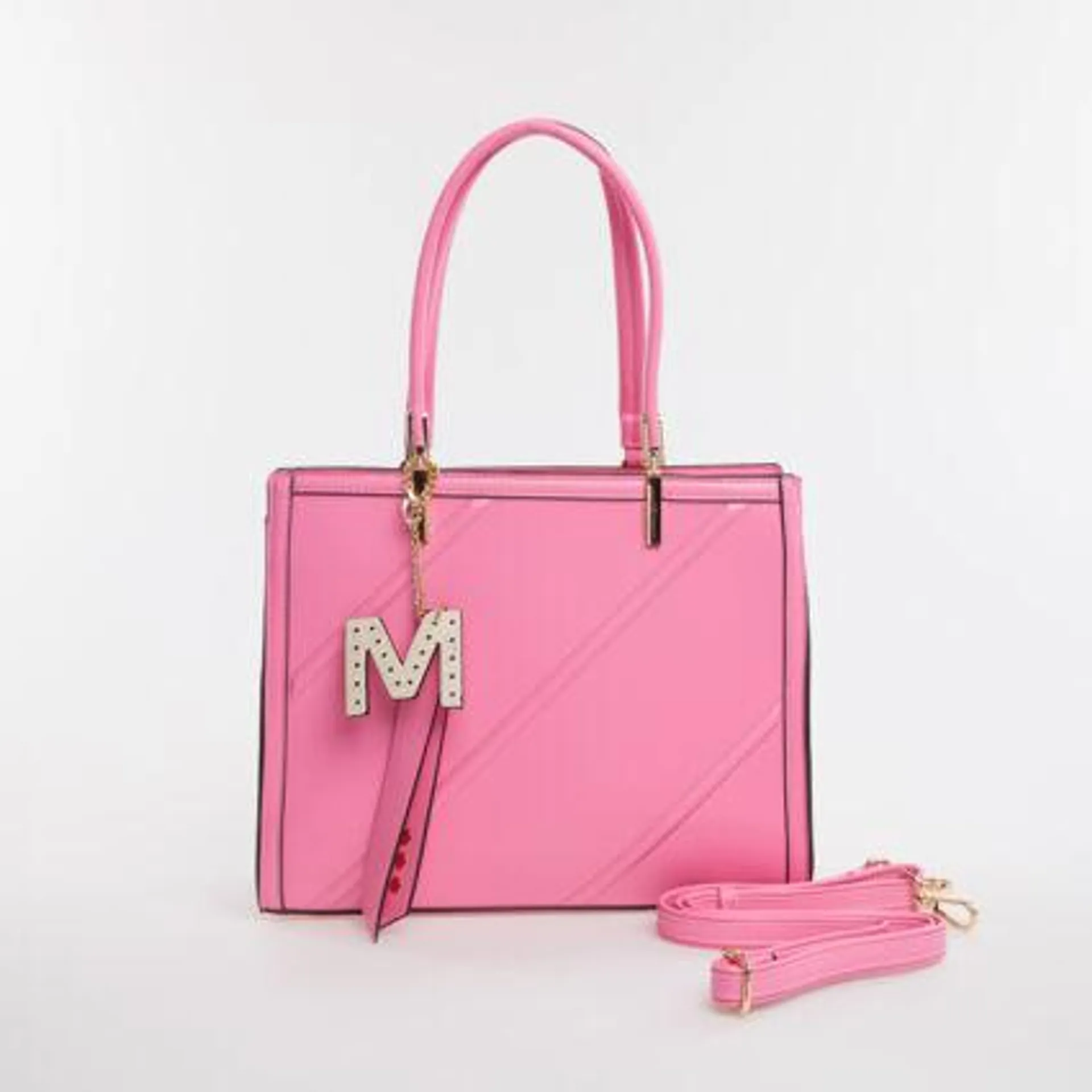Pink Rigid Tote Bag