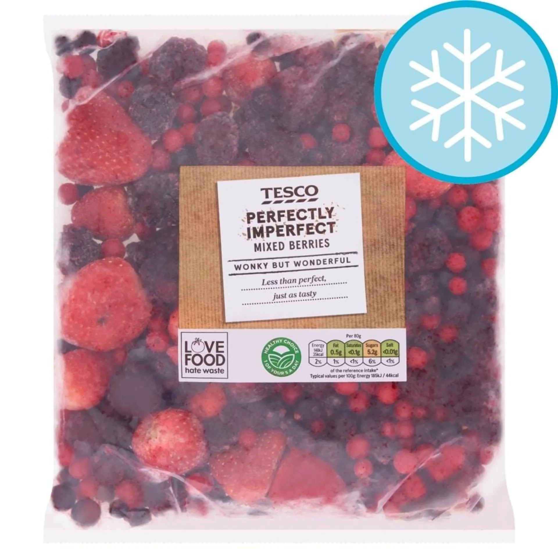 Tesco Perfectly Imperfect Frozen Mixed Berry 1Kg