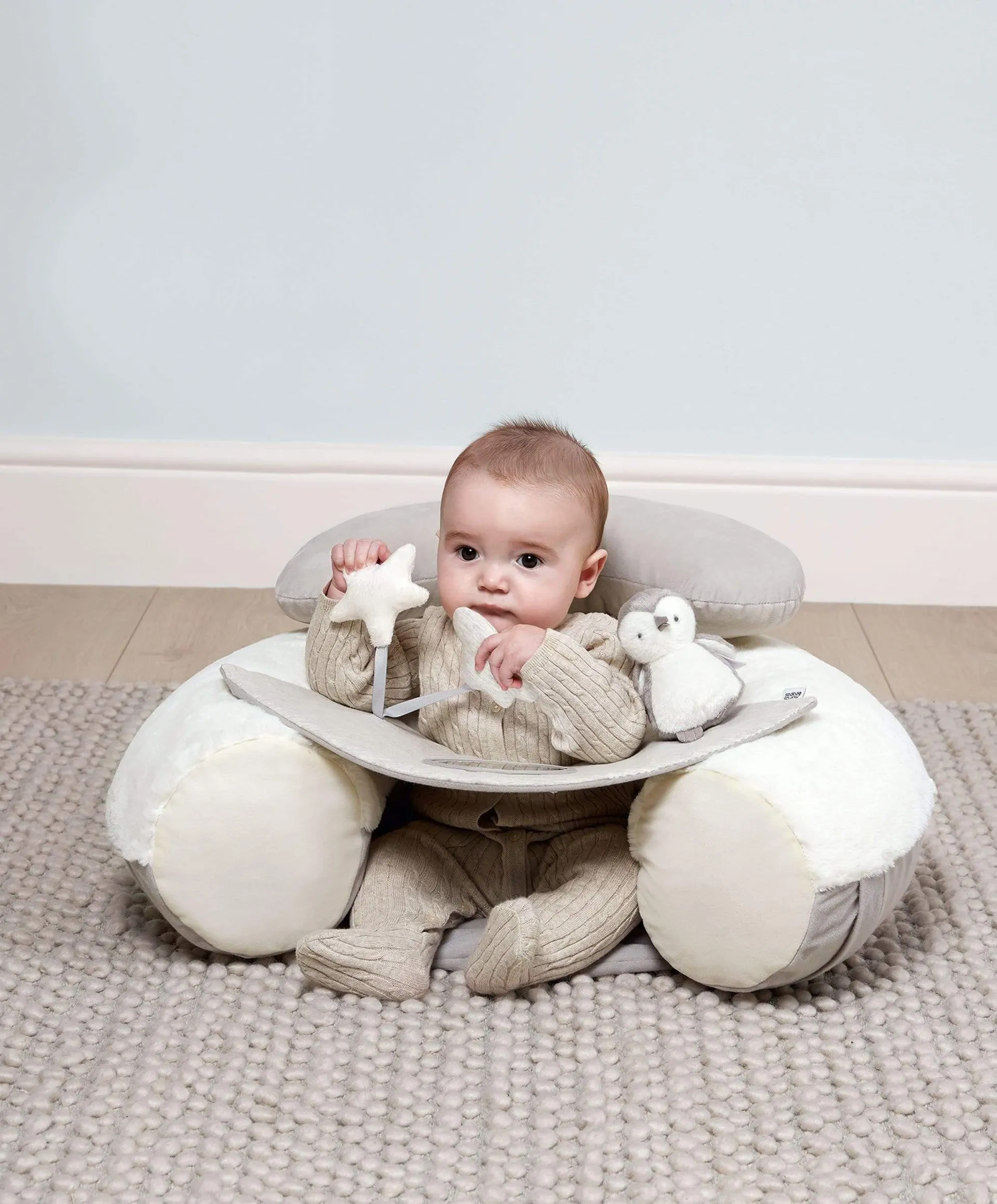 Sit & Play Baby Floor Seat - Wish Upon A Cloud