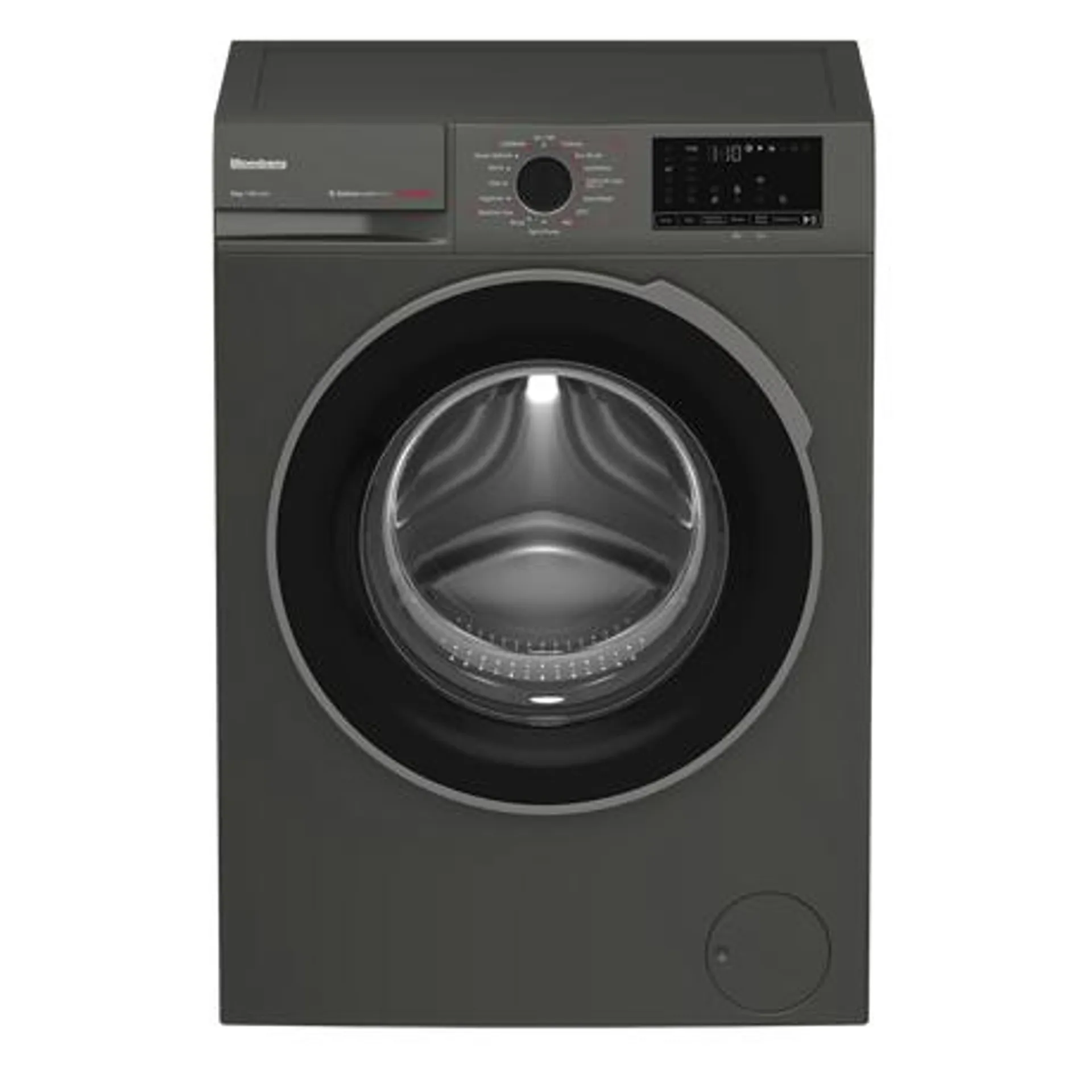 Blomberg LWA18461G 8kg 1400 Spin RecycledTub Washing Machine - Graphite