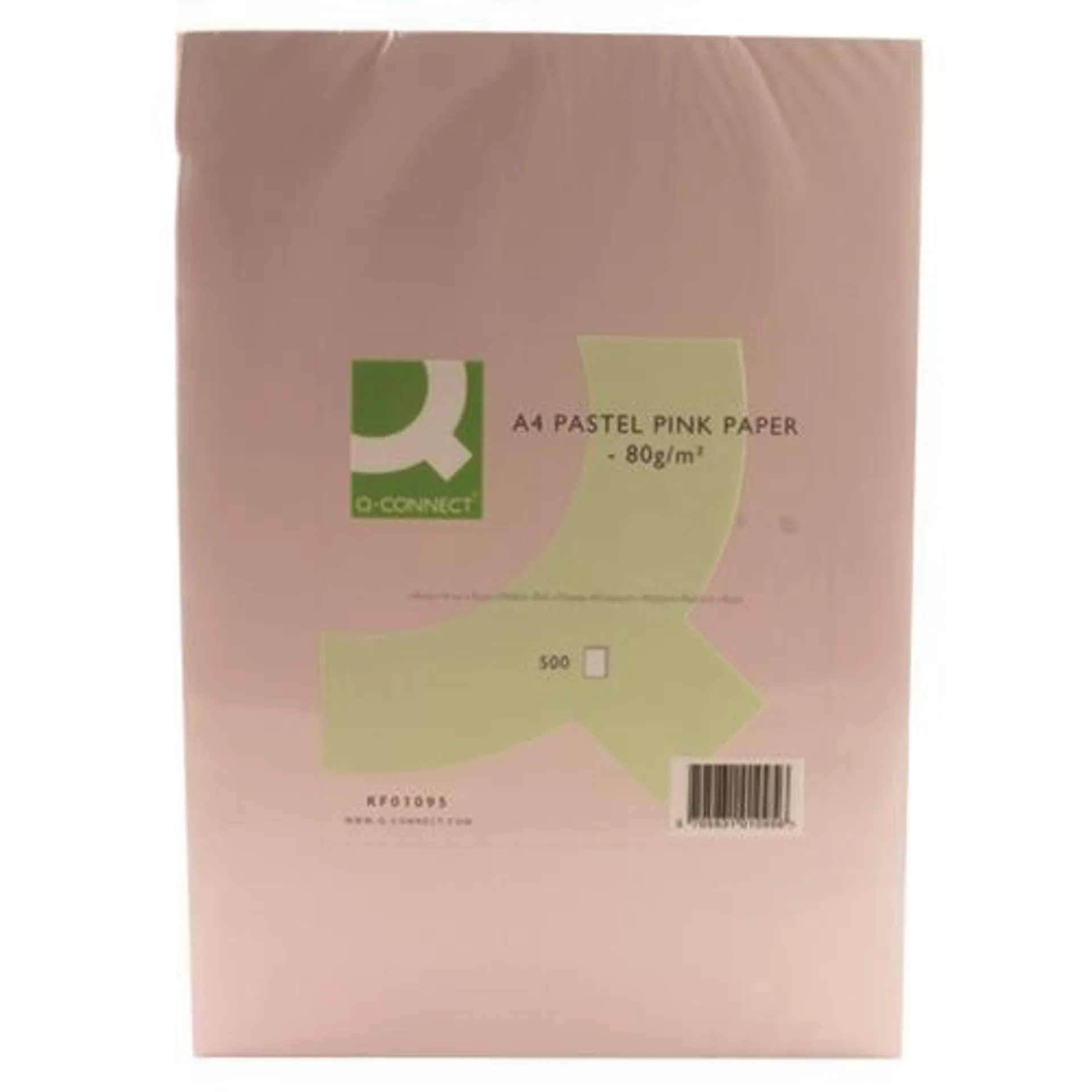 Q-Connect Pink A4 Copier Paper 80gsm Ream (Pack of 500) KF01095