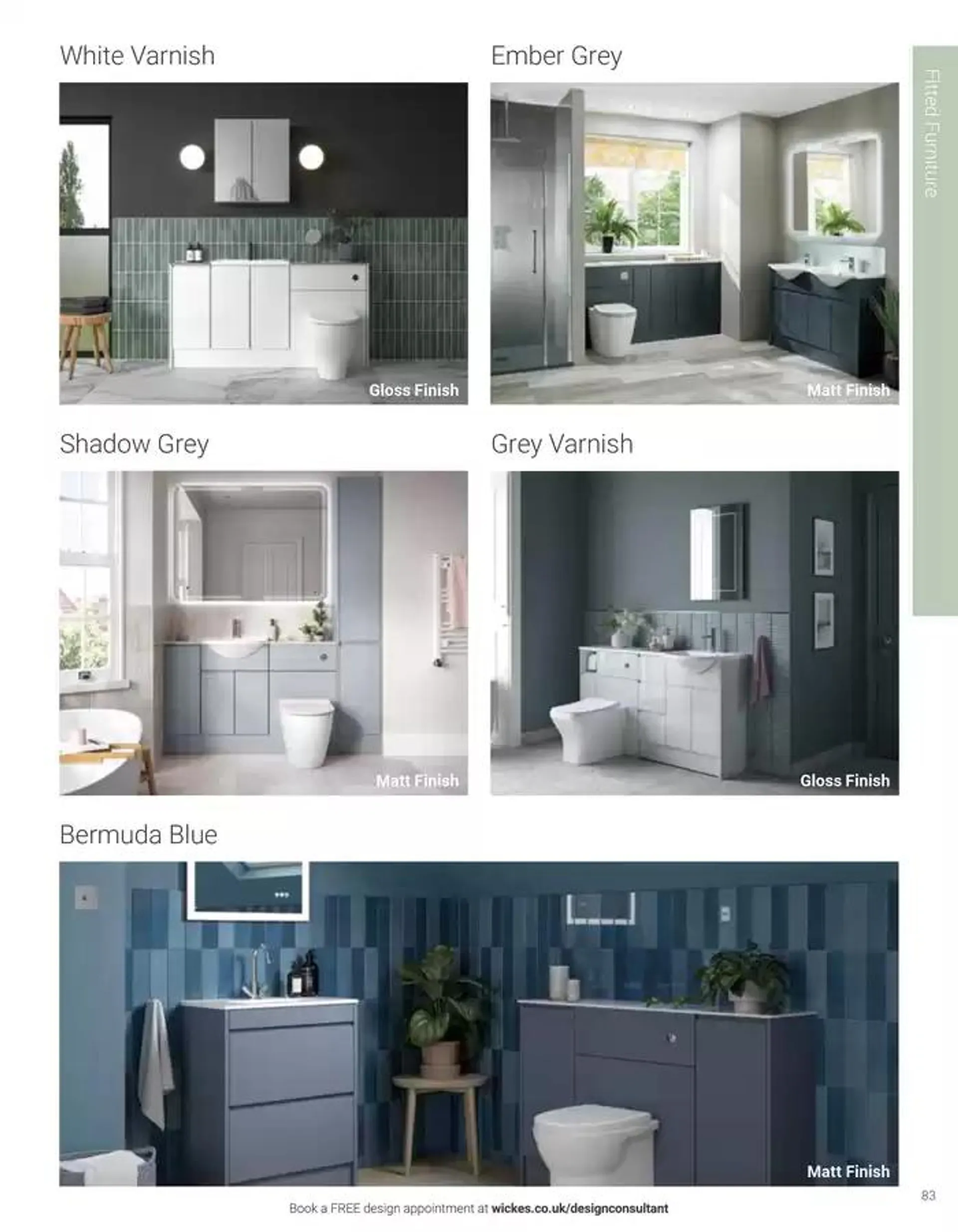 Wickes Bespoke Bathrooms brochure from 5 November to 31 December 2024 - Catalogue Page 83