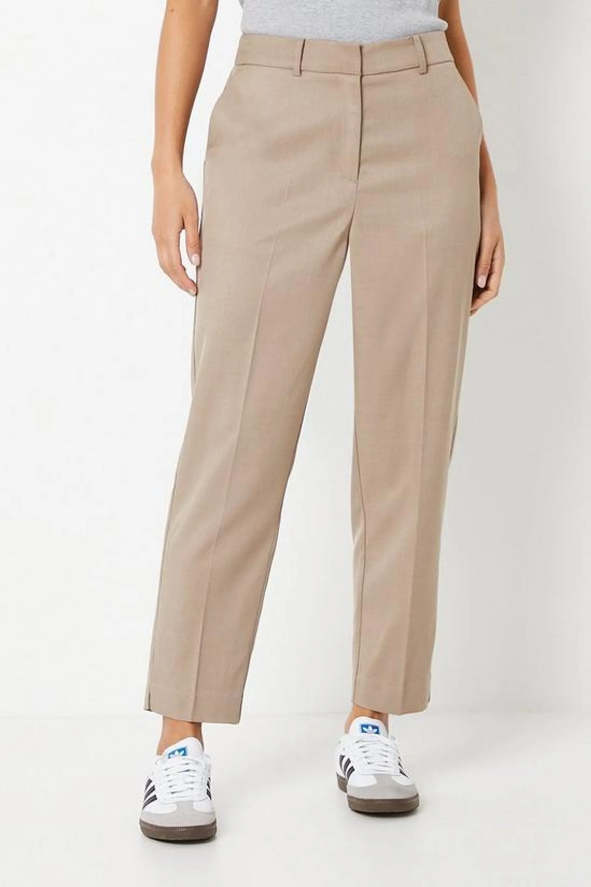 Petite Slim Leg Cropped Trouser