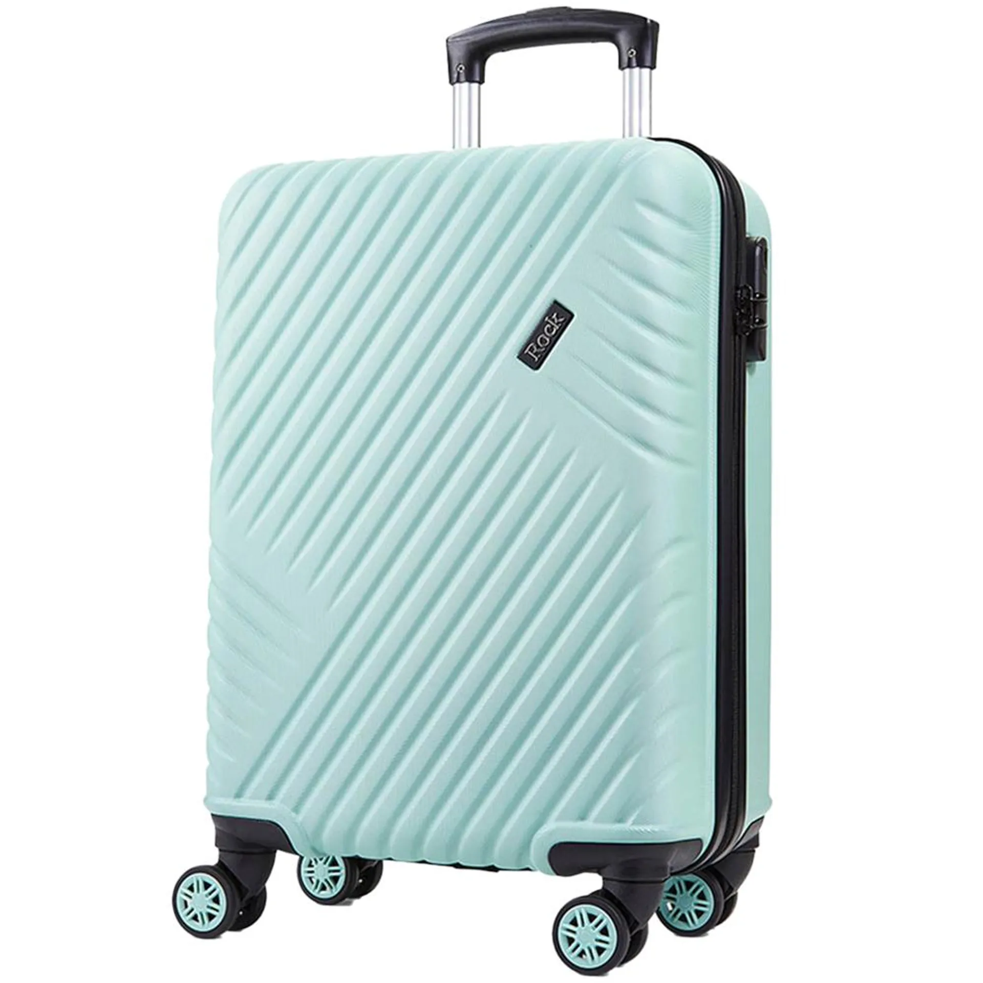 Rock Santiago Small Green Hardshell Suitcase