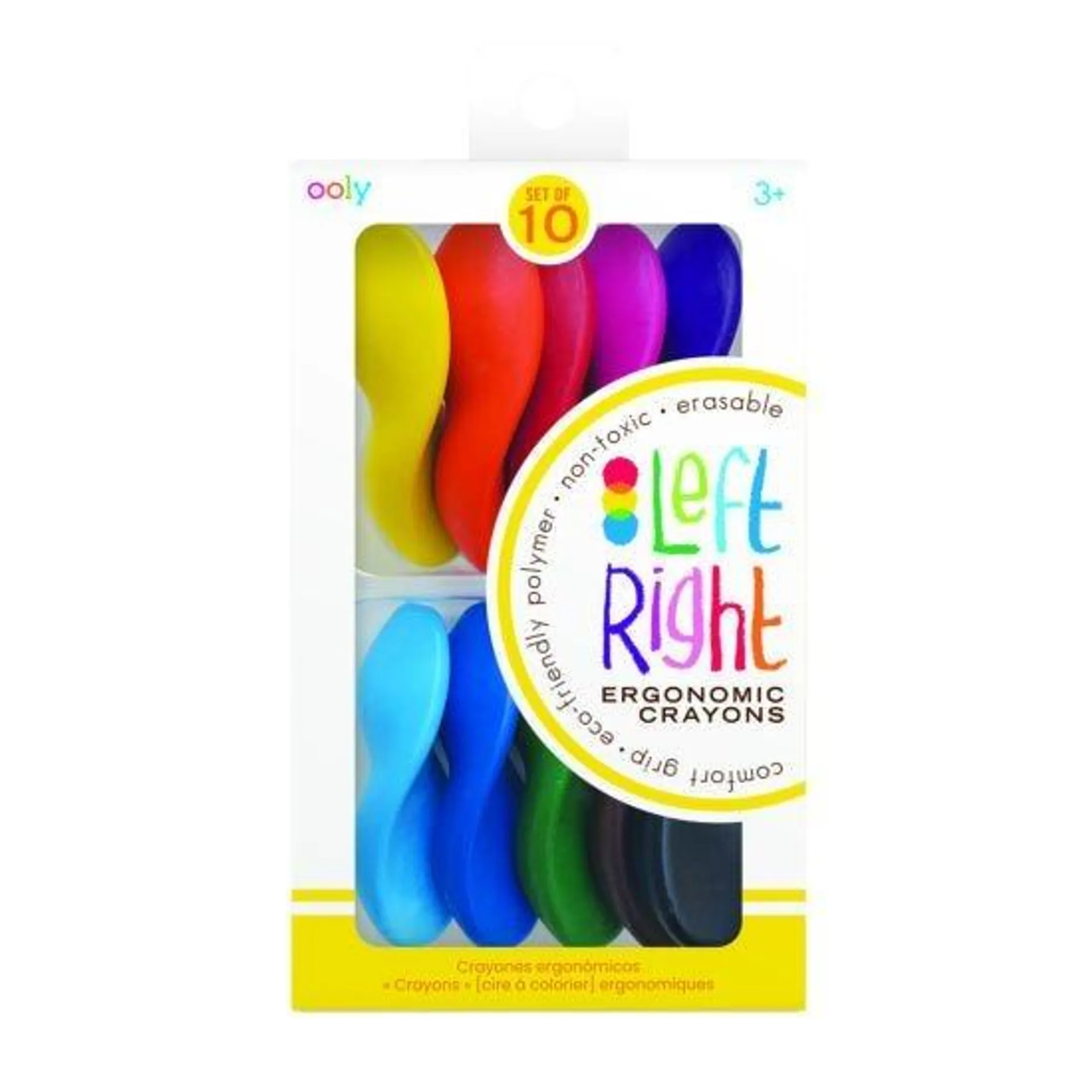 Ooly Left Right Crayons - Set of 10