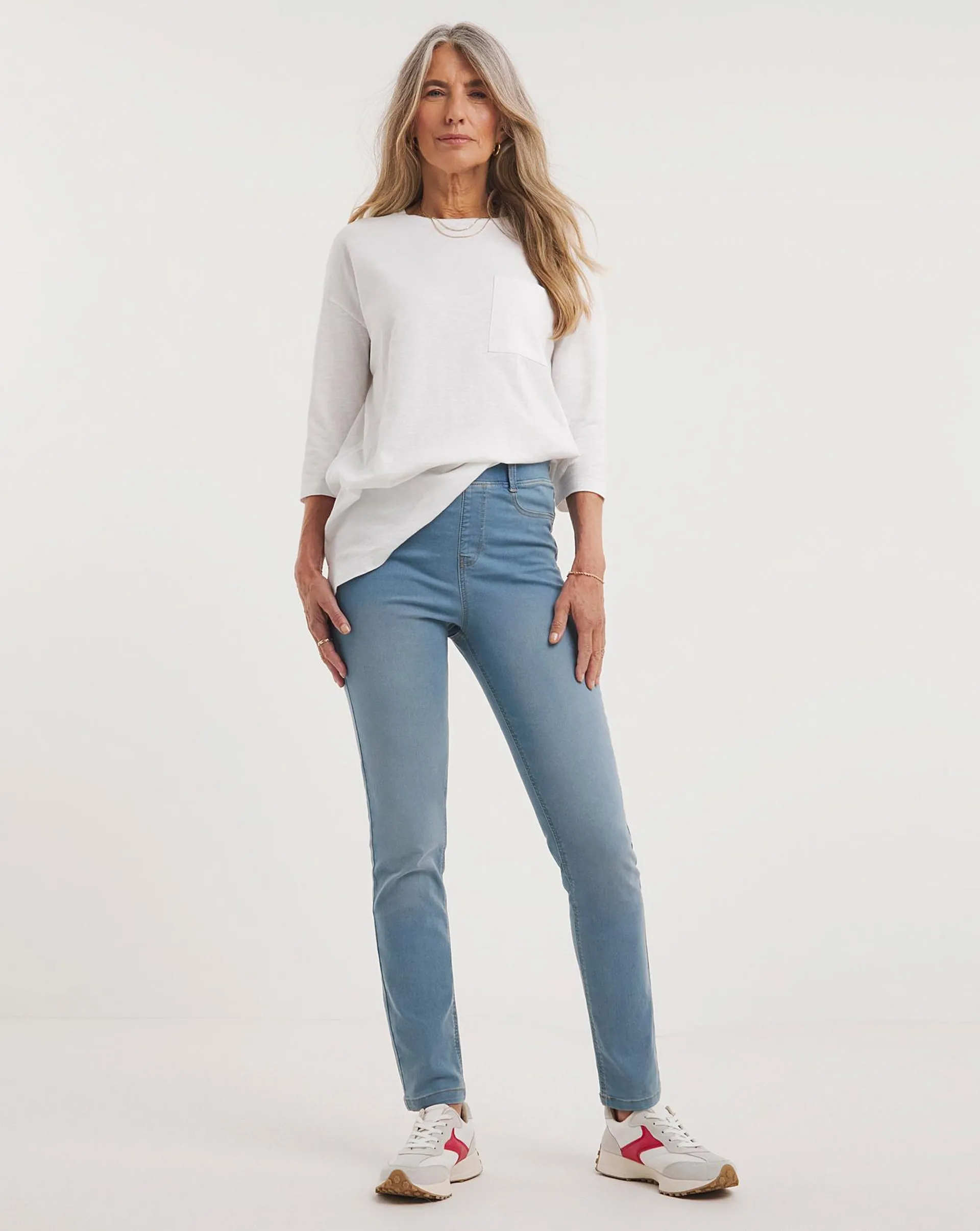 Bella Light Blue Slim Leg Jeggings