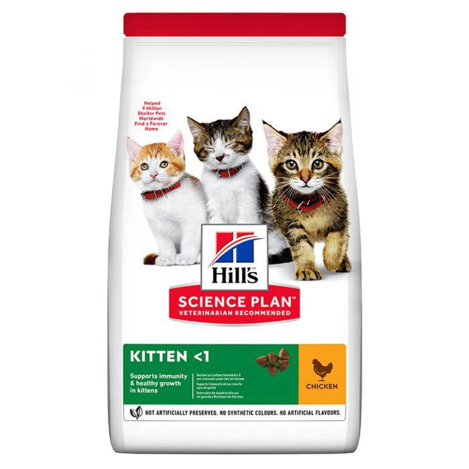 Hills Science Plan Kitten Food with Chicken 1.5kg