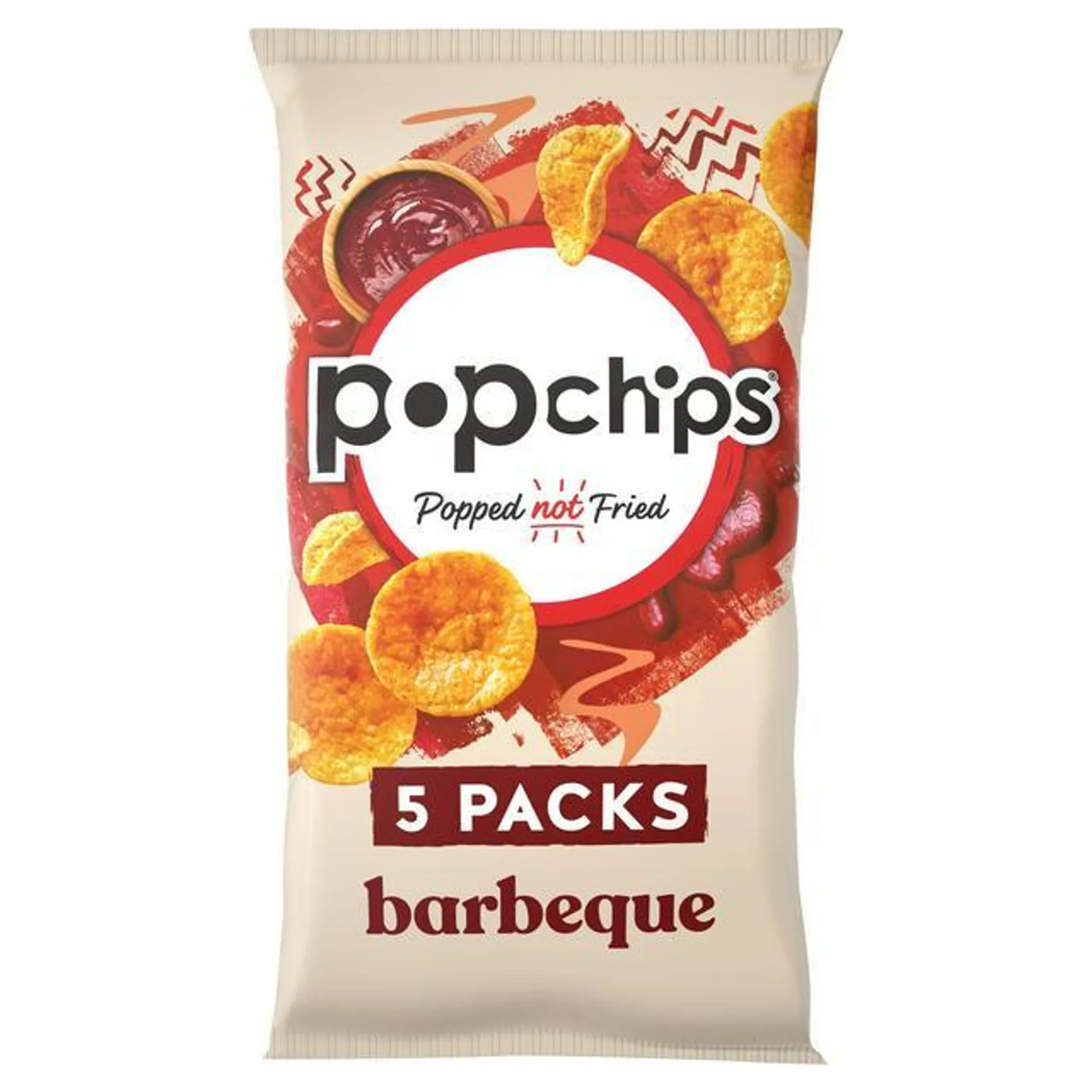 Popchips Barbeque Multipack Crisps 5pk