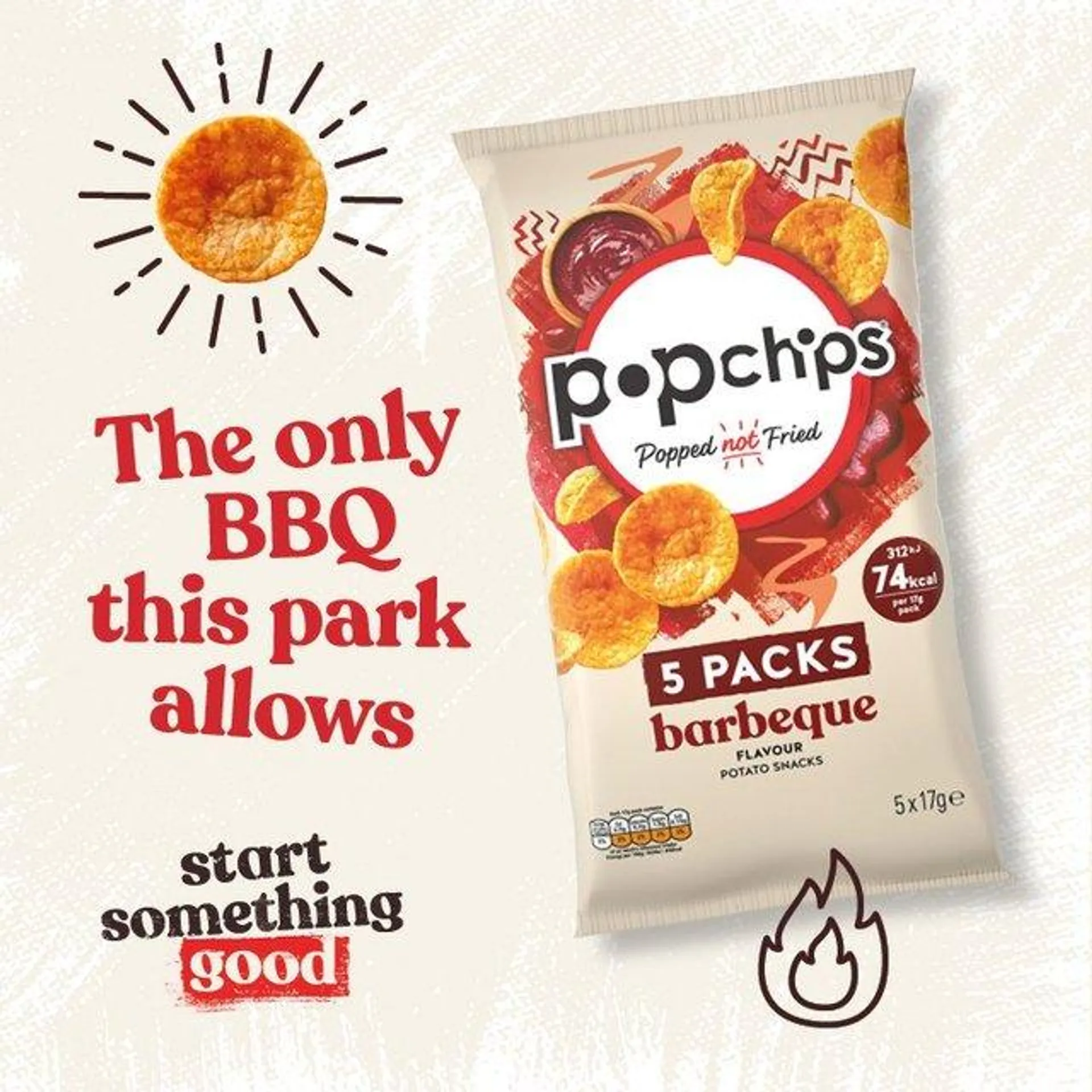 popchips Barbeque Multipack Crisps