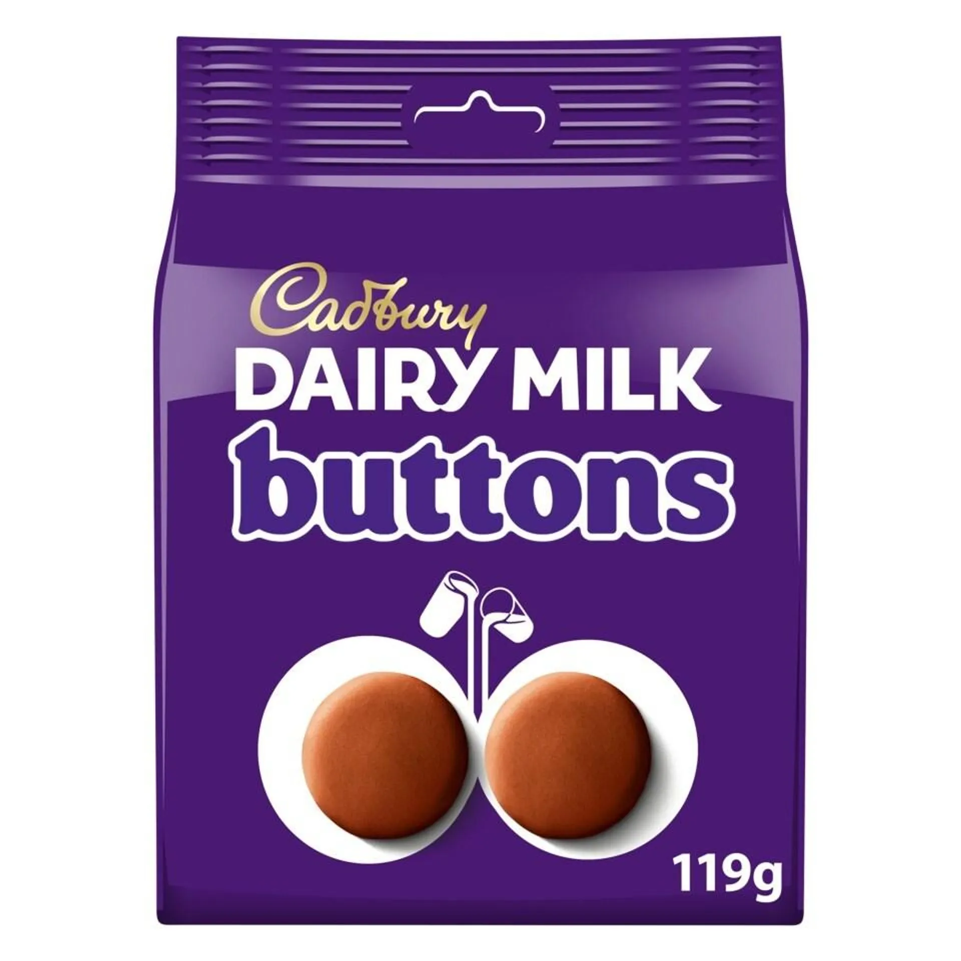 Cadbury Dairy Milk Buttons Chocolate Bag 119g