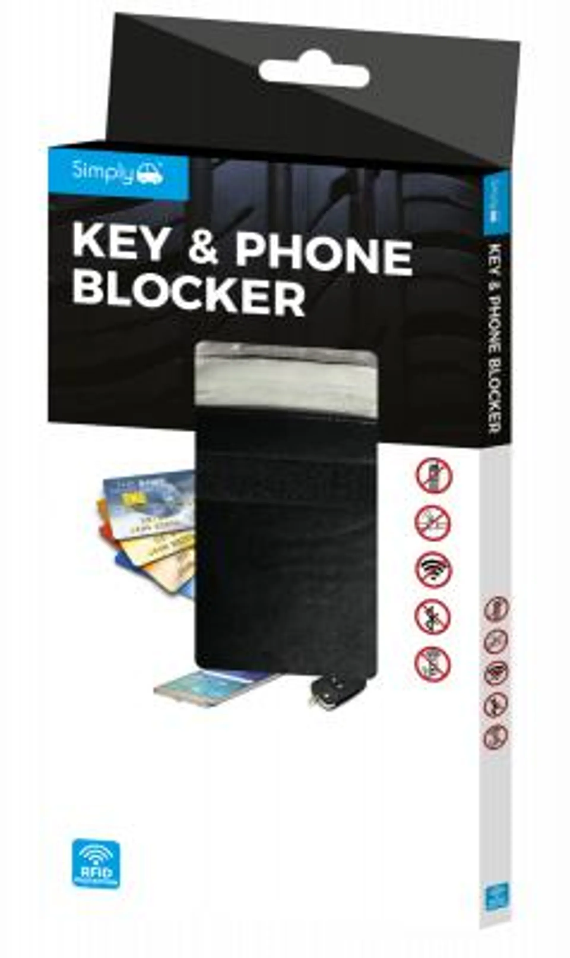 jrp key & phone blocker pouch