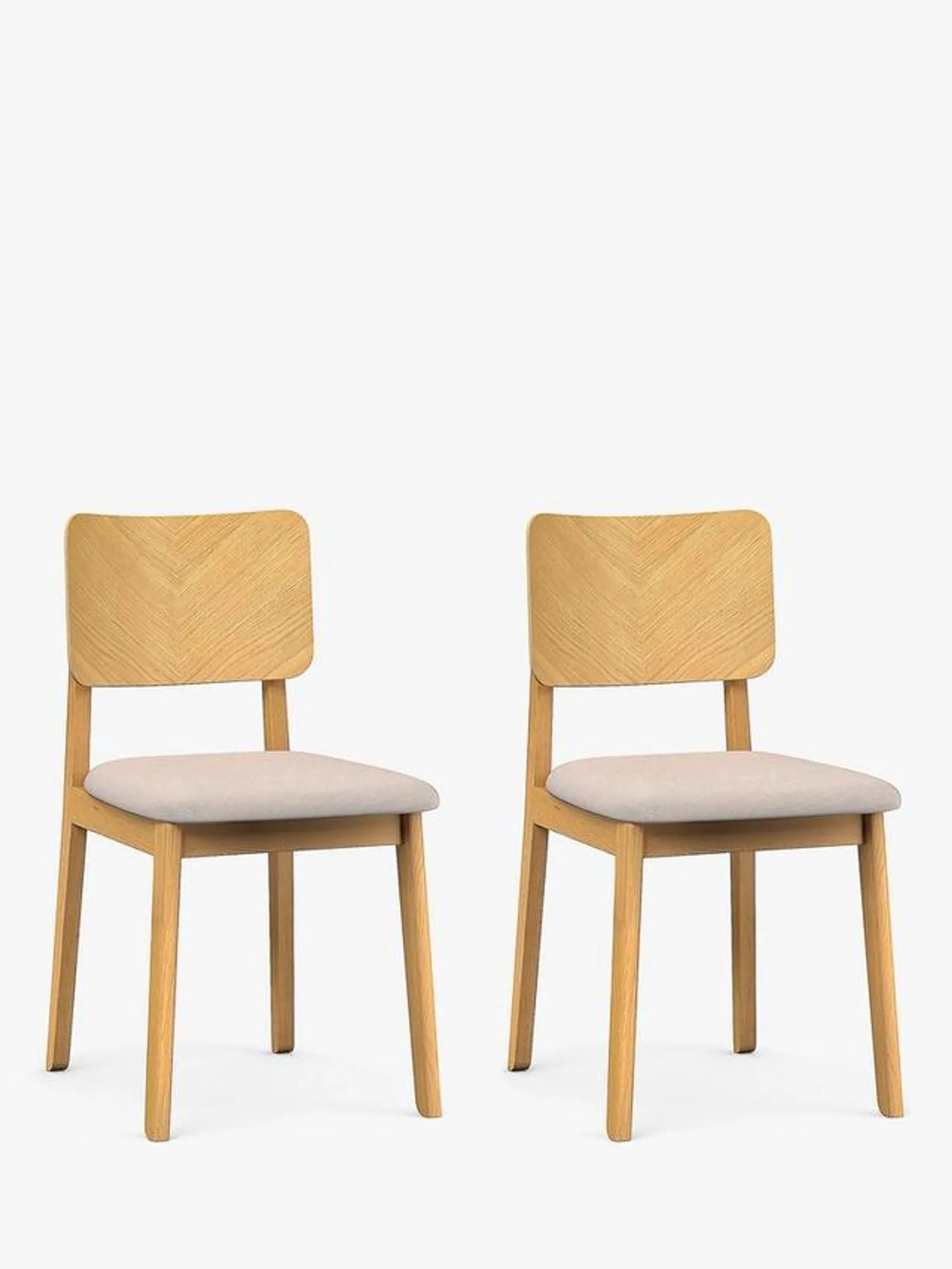 Fern Dining Chairs, Set of 2, Oak