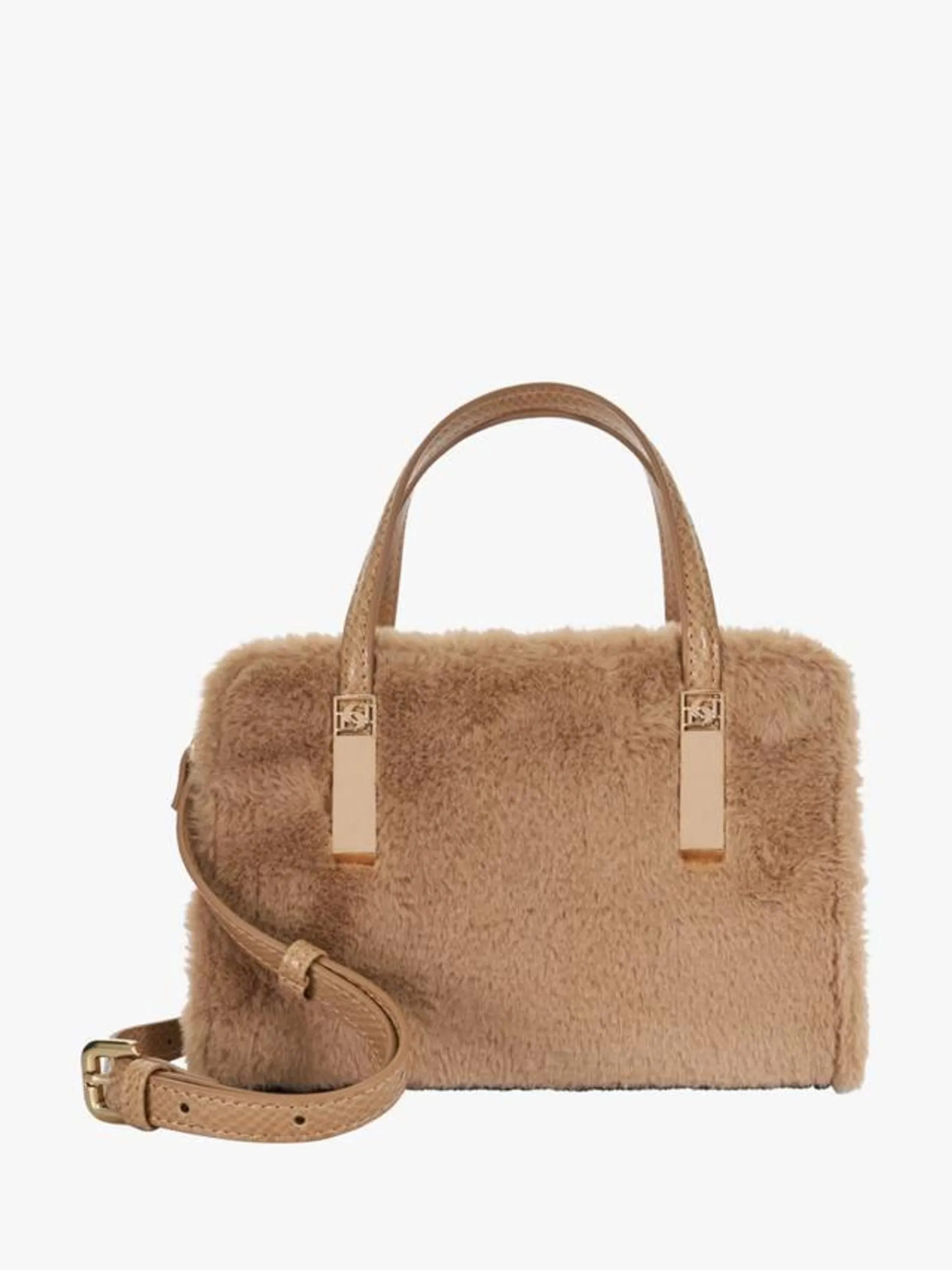 Dinkydenbeigh Faux Fur Tote Bag