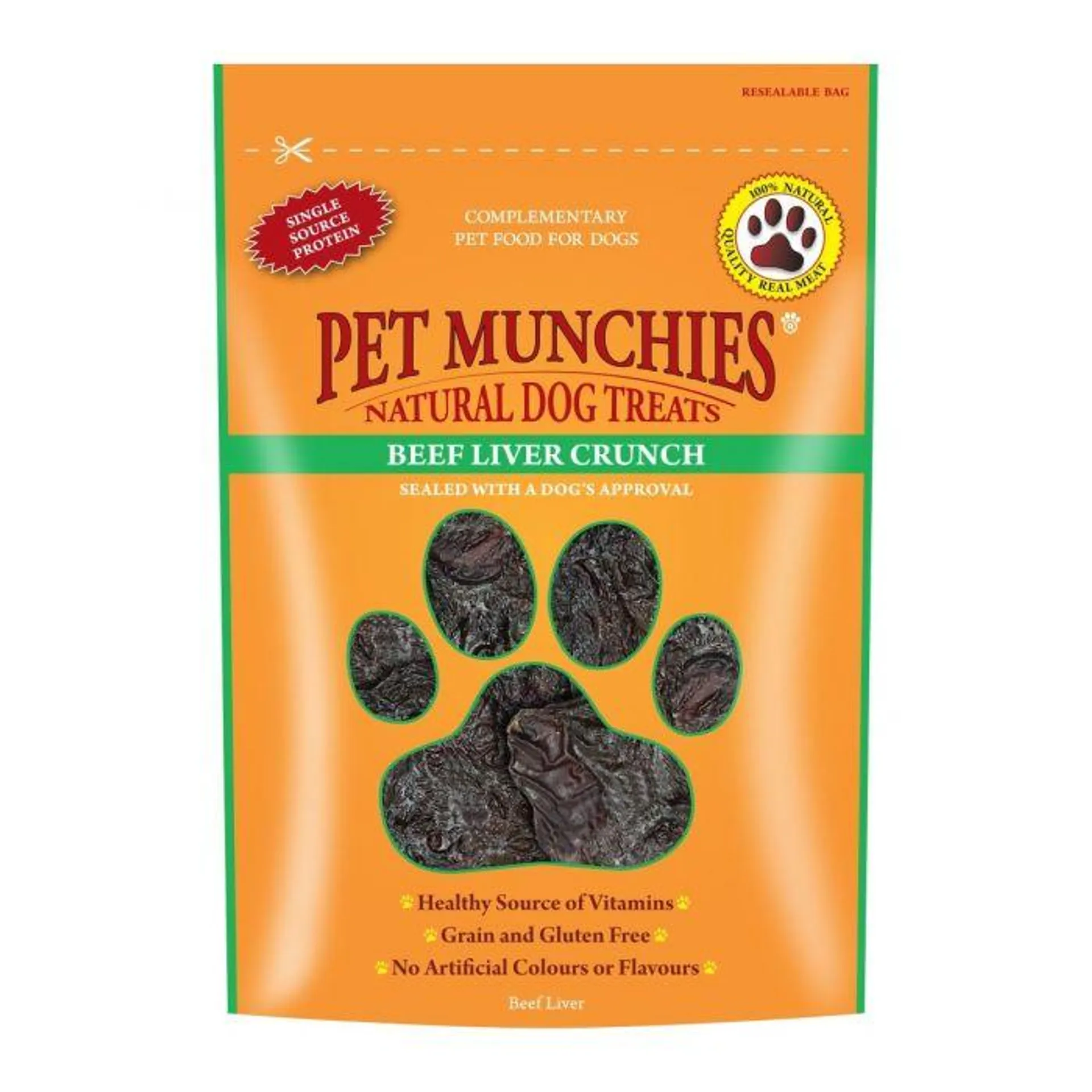 Pet Munchies Beef Liver Crunch 90G