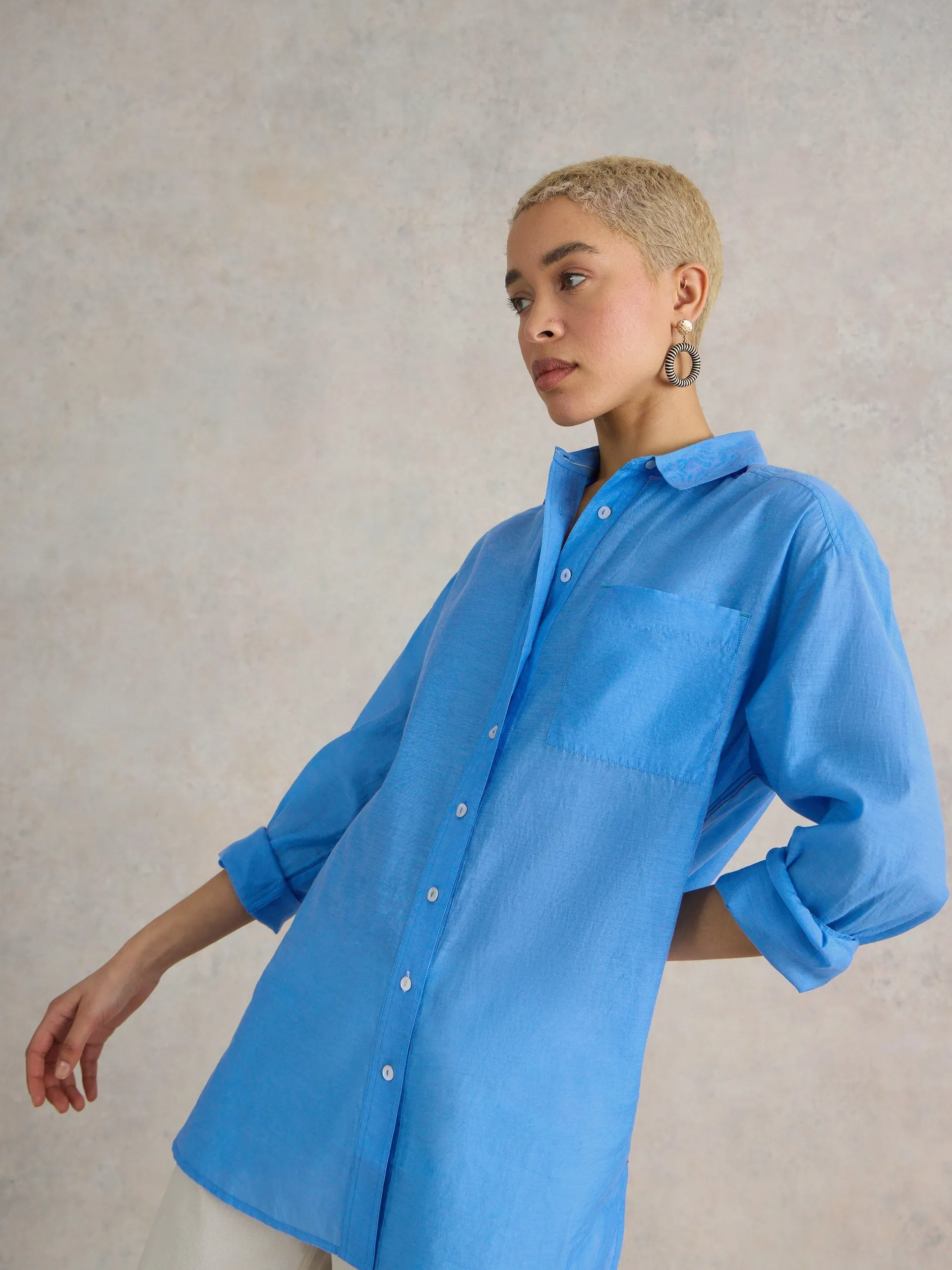 Delilah Cotton Silk Shirt