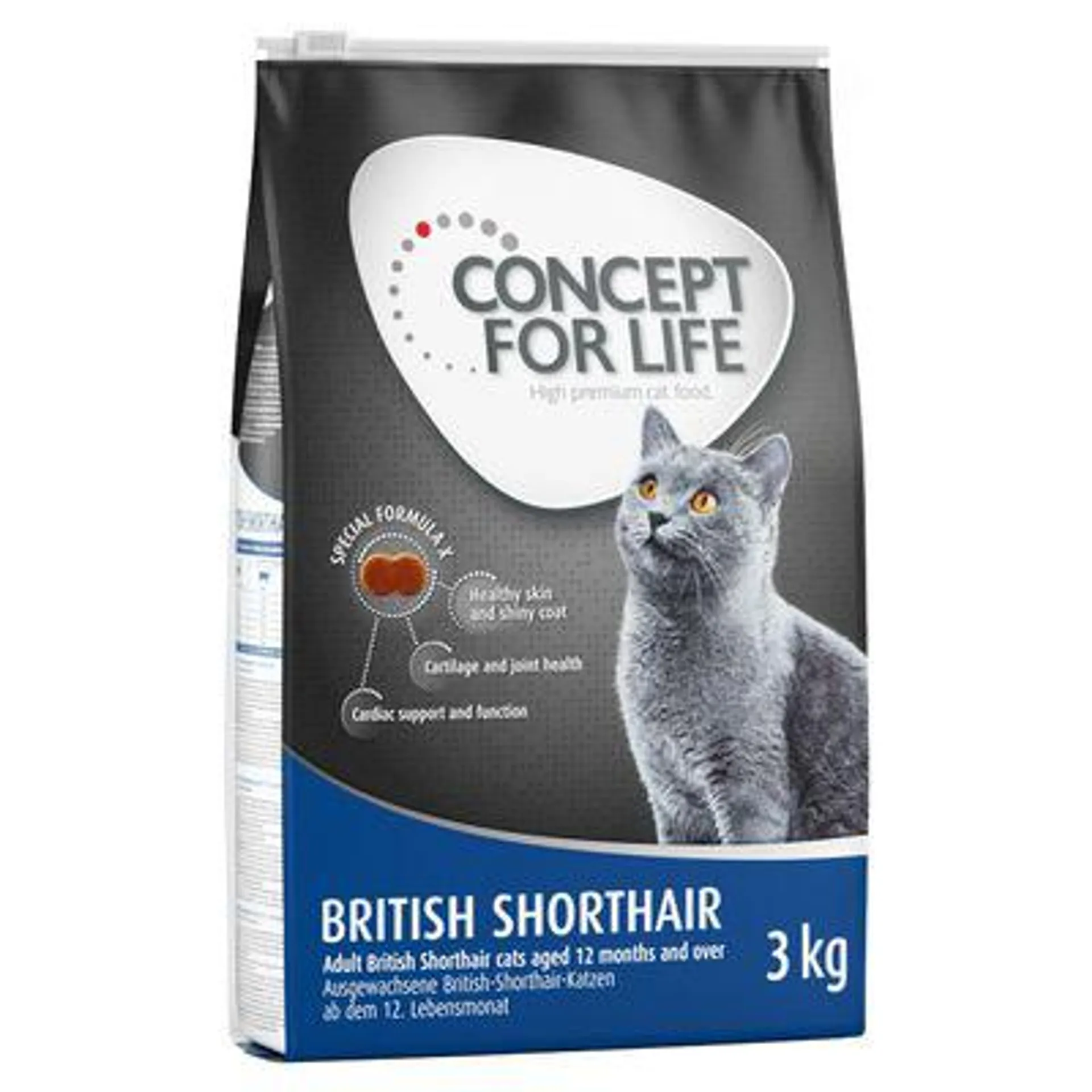 3kg Concept for Life Dry Cat Food - Special Price!*